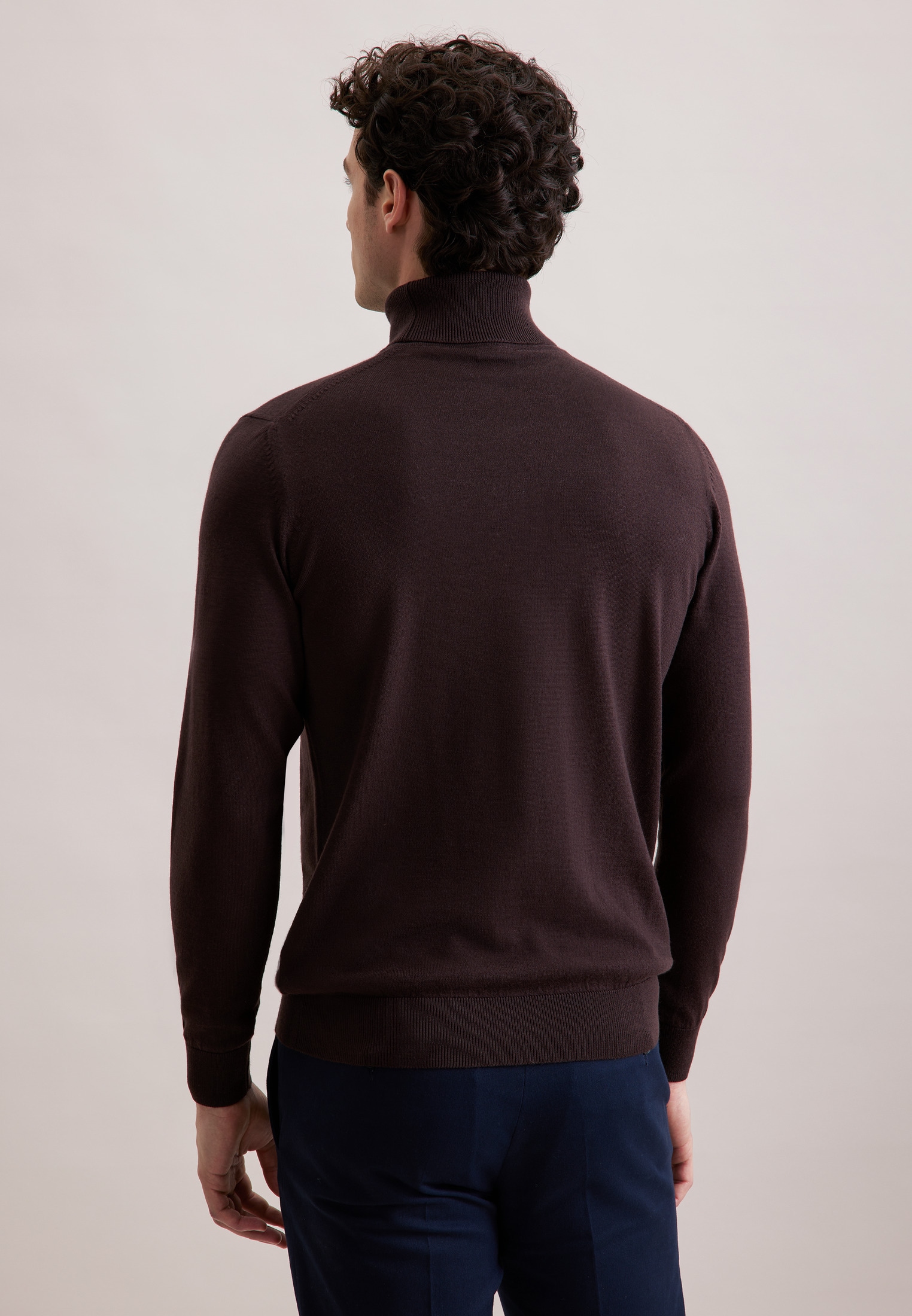 seidensticker Strickpullover »Schwarze Rose«, 1/1 Rundhals Uni