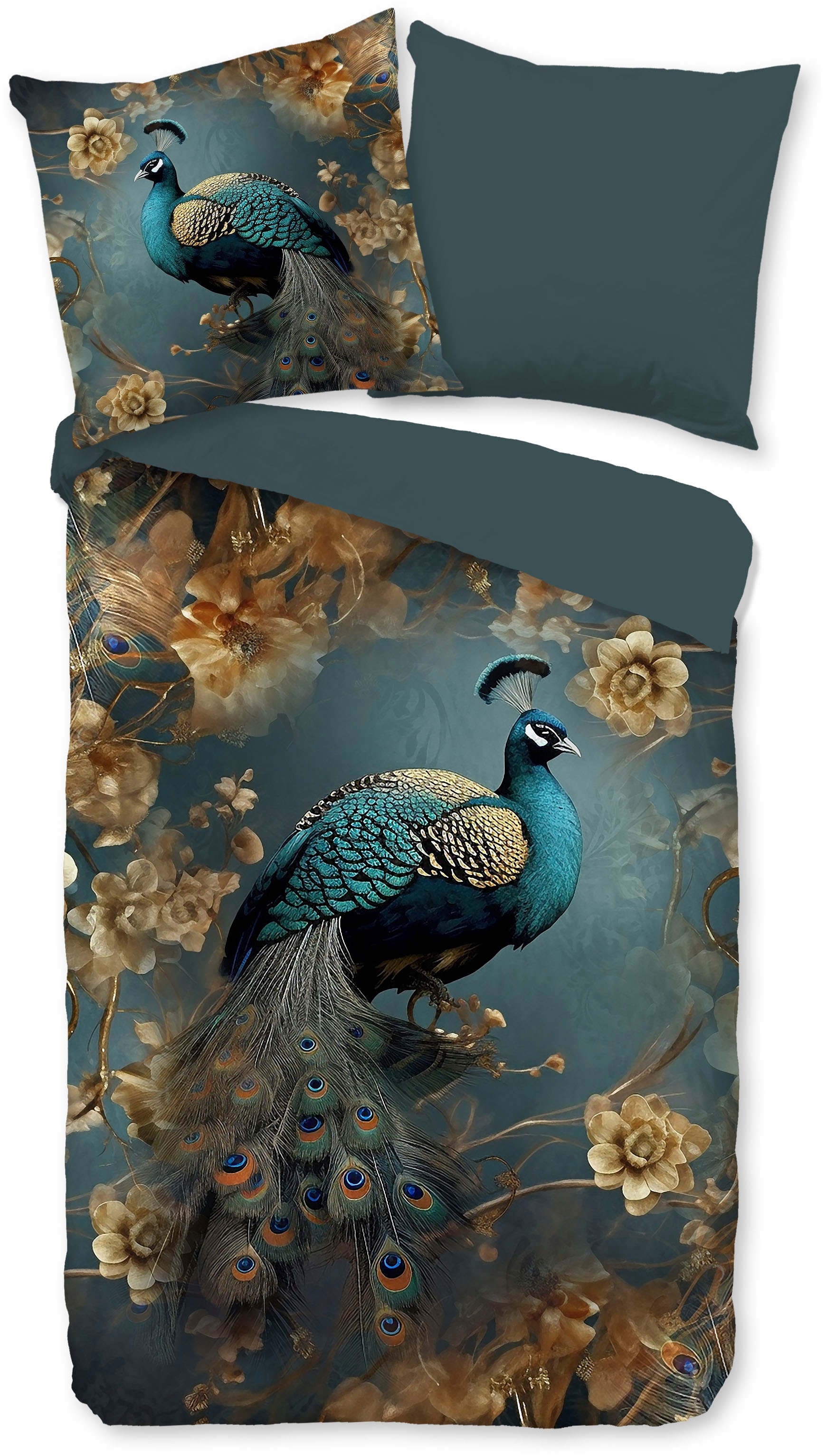 PURE luxury collection Wendebettwäsche »Savaya« 2 Stk. tlg. Mikrofaser, 135 günstig online kaufen