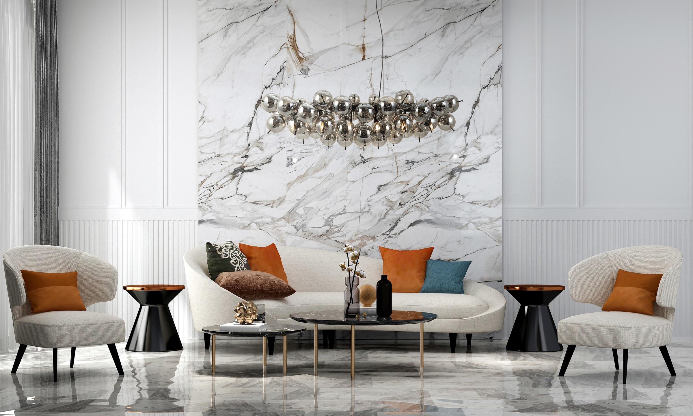 GLOBO LIGHTING Hängeleuchte »UDO« E14 1 Stk. Hängelampe Glaskugeln rauchfar günstig online kaufen