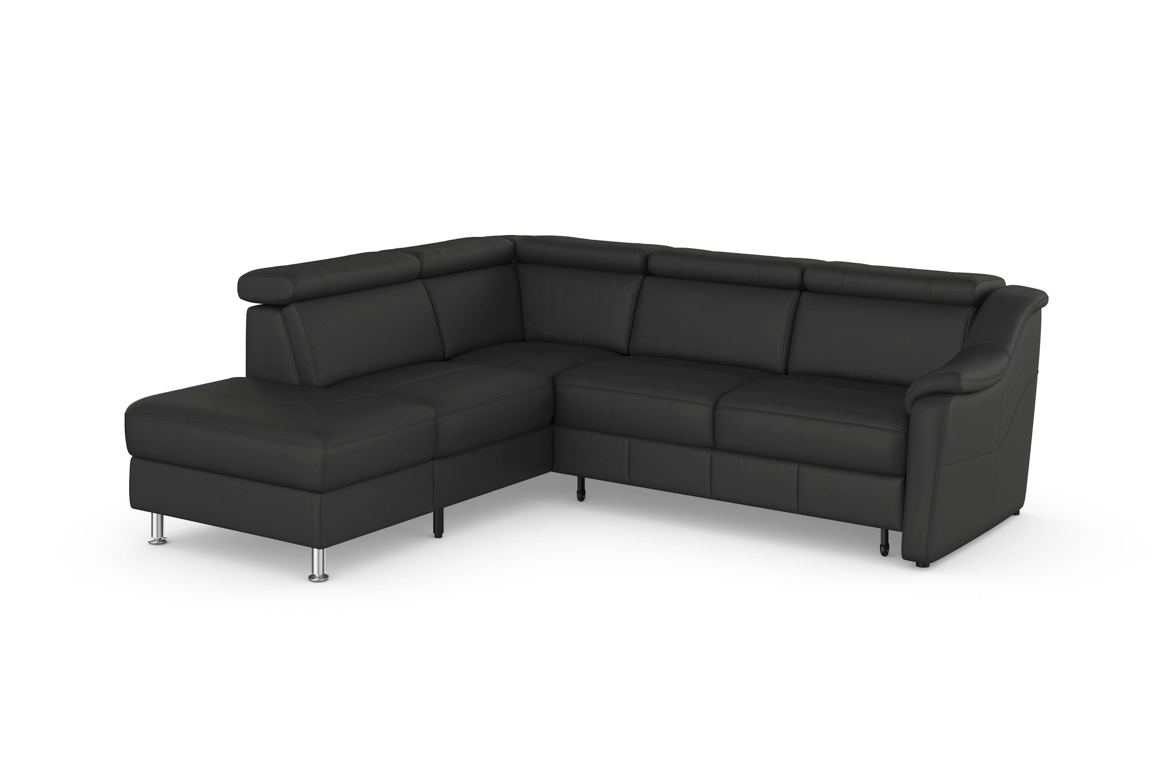 sit&more Ecksofa »Freetown L-Form«, inklusive Kopfteilverstellung und komfortablem Federkern