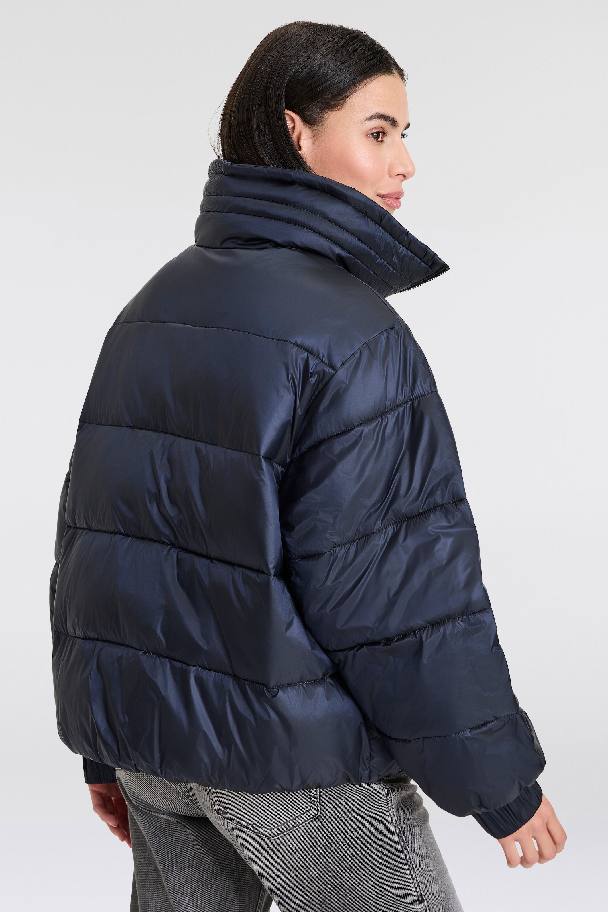 BOSS ORANGE Outdoorjacke »Padina Premium Damenmode«, mit gefüttertem Kragen