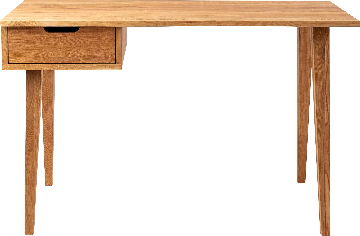 andas Schreibtisch »Ringebu« B/T/H: 120/55/75 cm, aus Eichenholz, FSC® zert günstig online kaufen