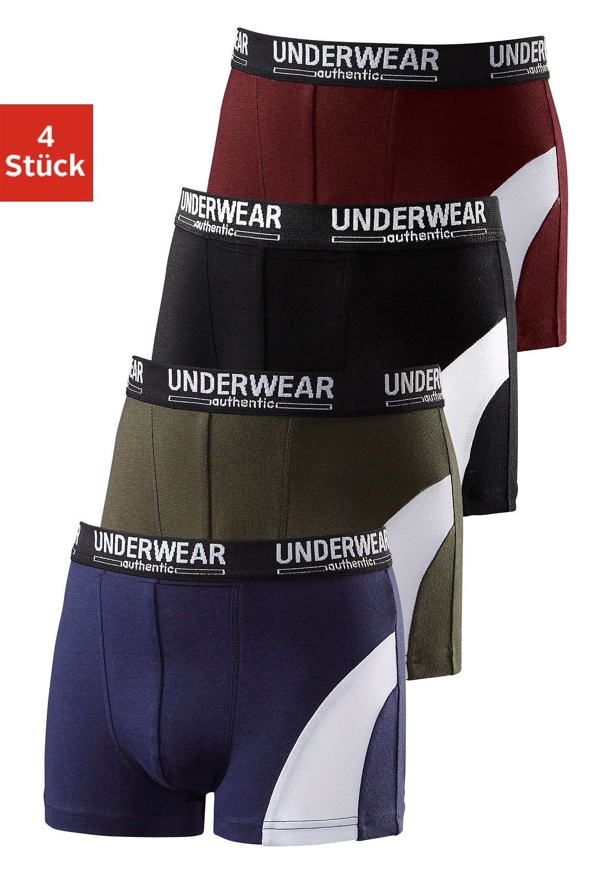 AUTHENTIC LE JOGGER Boxer »Boxershorts für Jungen« Packung, 4 Stk. tlg., co günstig online kaufen