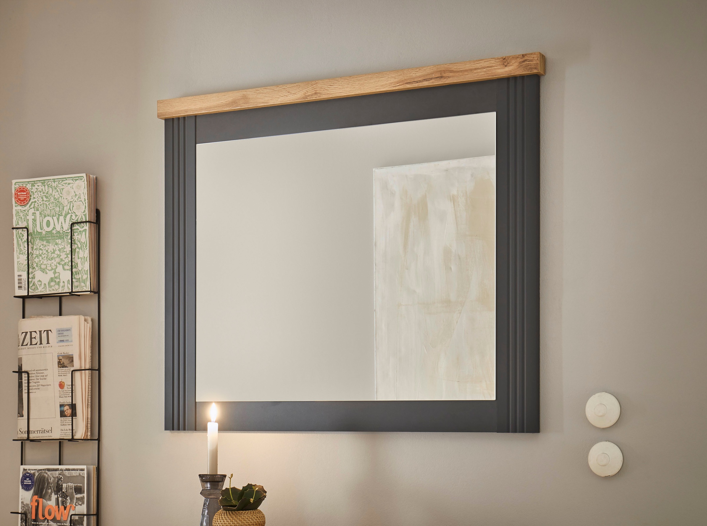 Home affaire Wandspiegel »WESTMINSTER BESTSELLER!«, (Breite ca. 90 cm), im romantischen Landhausstil
