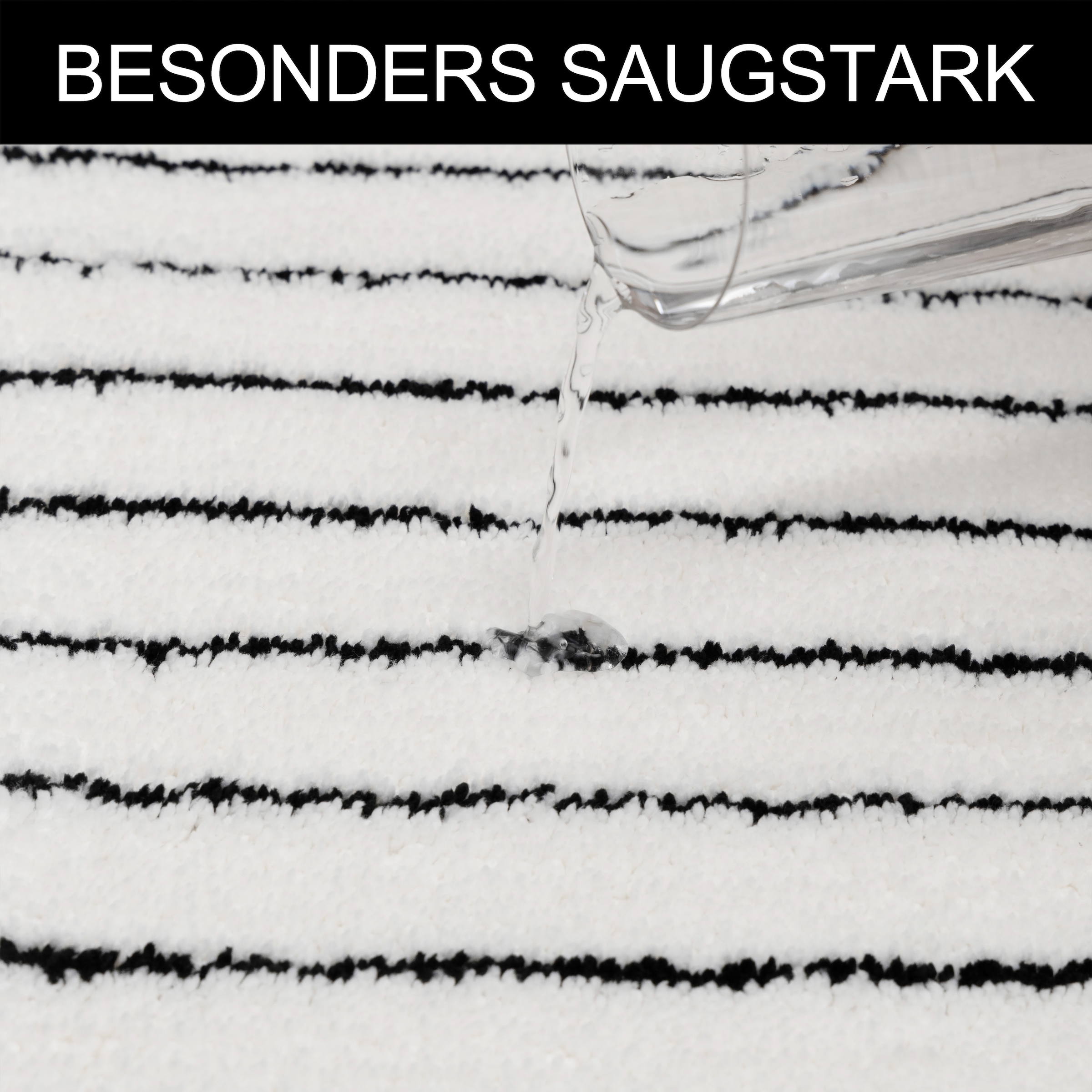 LeGer Home by Lena Gercke Badematte »Tamsin, Badvorleger, Badezimmer Teppich, Duschvorleger« Höhe 10 mm rutschhemmend beschichtet fußbodenheizungsgeeignet | schnell trocknend Streifen, modern