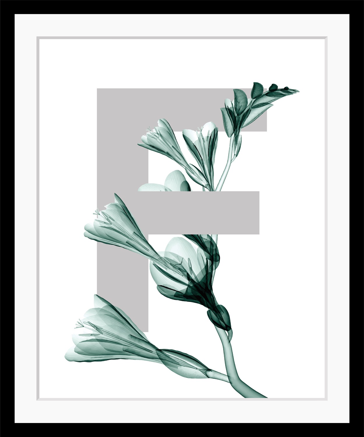 queence Bild »F-Flower« Buchstaben   Pflanzen   Pflanzenbilder günstig online kaufen