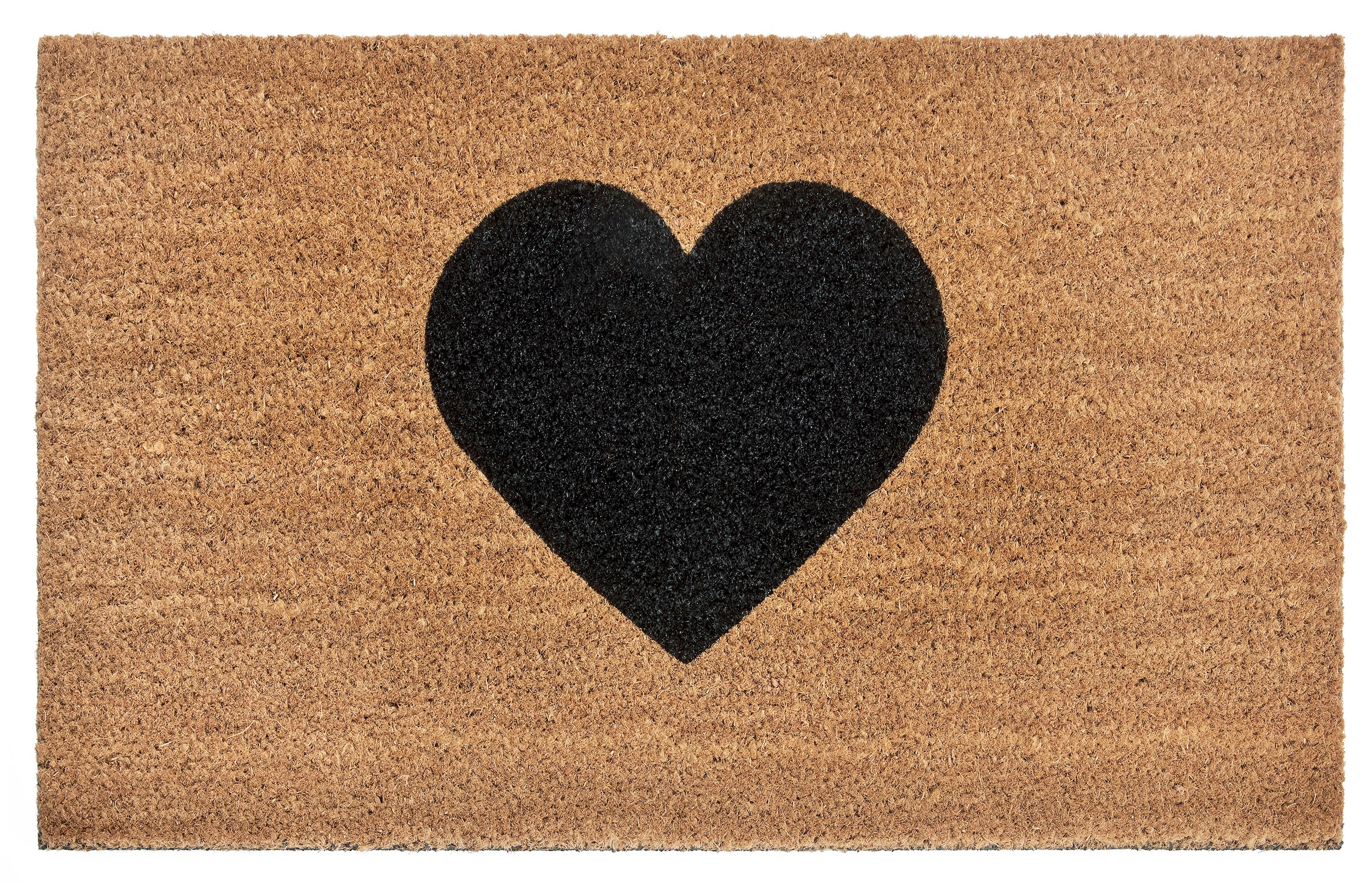 HANSE Home Fußmatte »Mix Mats Kokos Heart«, rechteckig, 15 mm Höhe, Kokos, günstig online kaufen