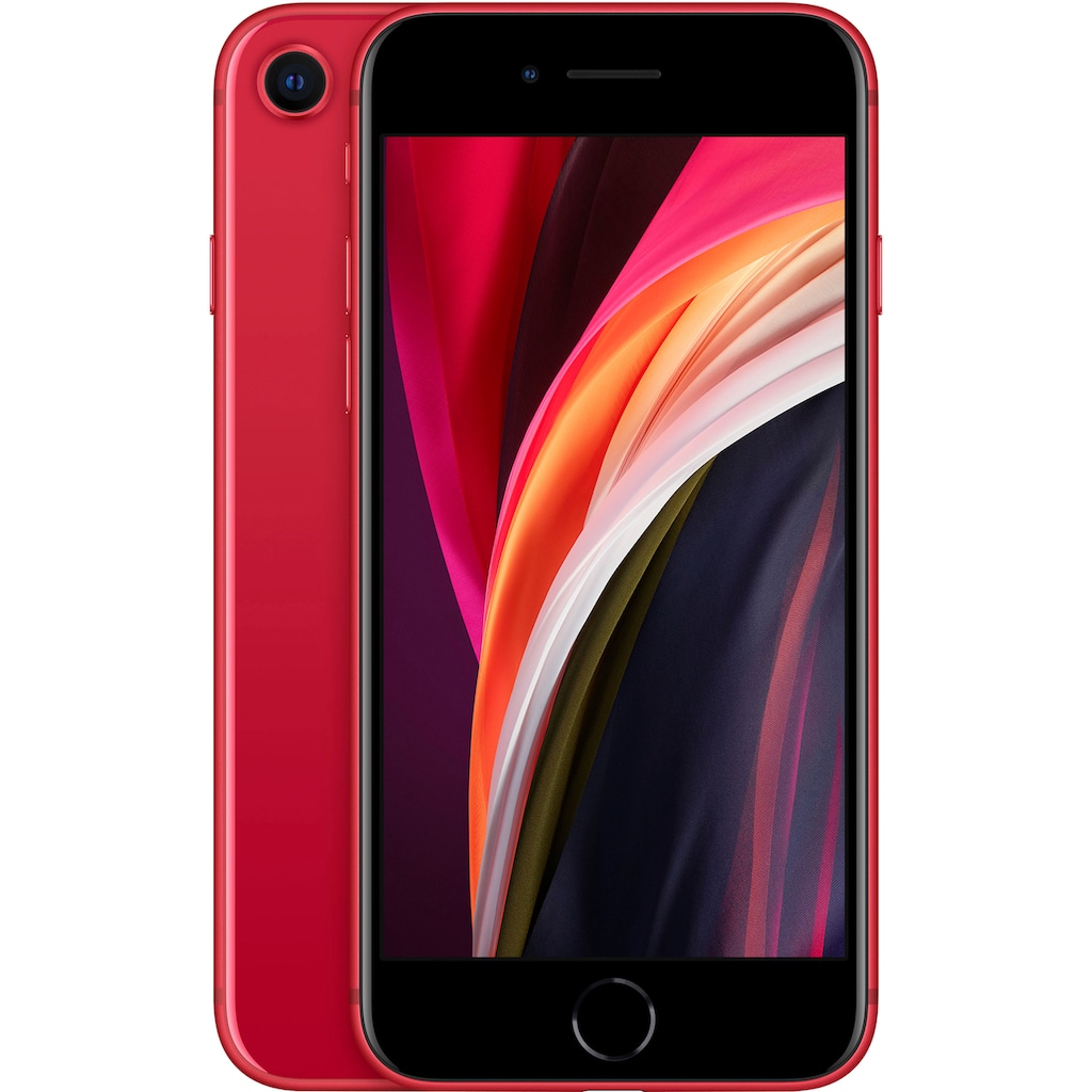 Apple Smartphone »iPhone SE (2020)«, red, 11,94 cm/4,7 Zoll, 128 GB Speicherplatz, 12 MP Kamera, ohne Strom-Adapter und Kopfhörer