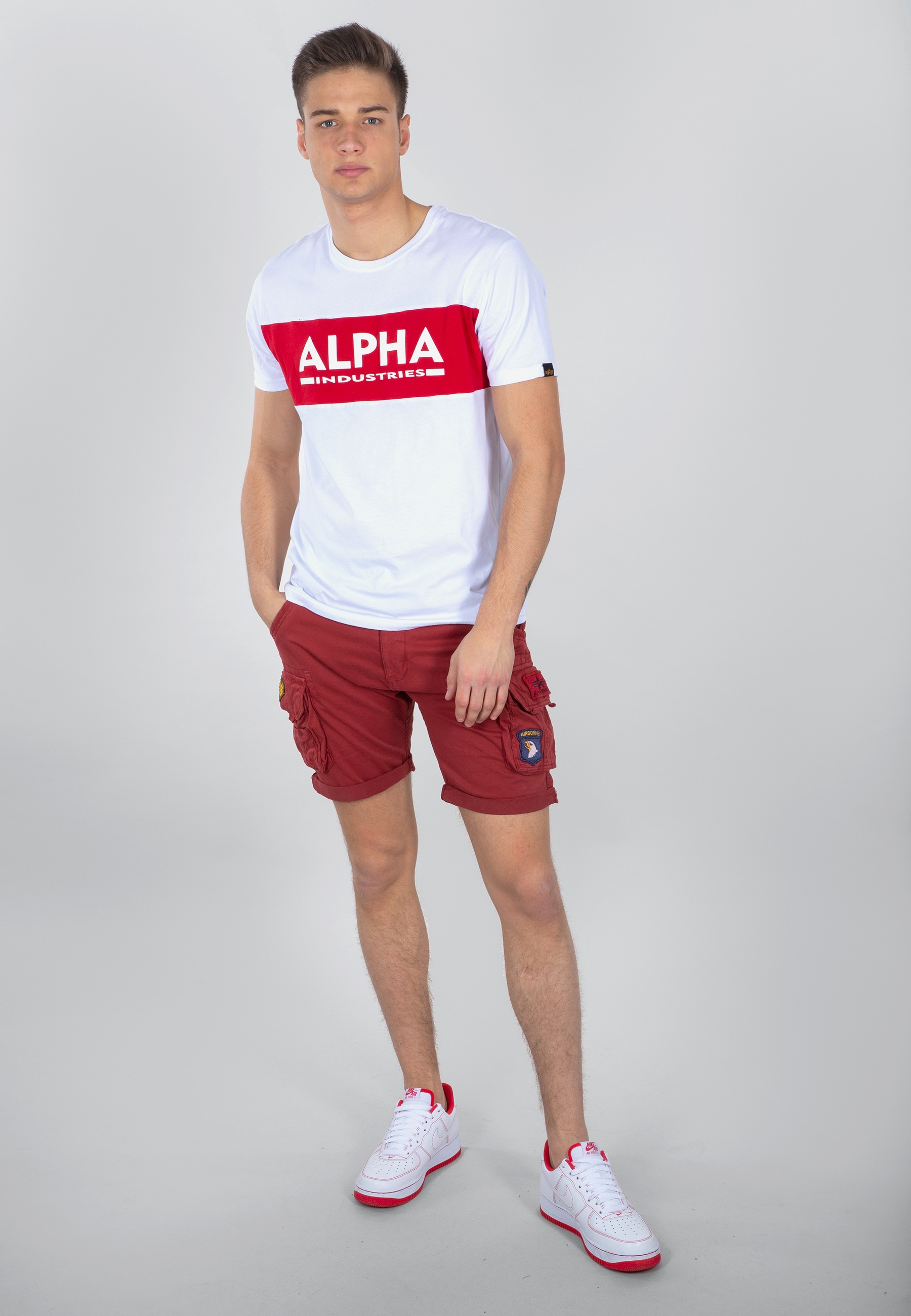 5. Bild von Alpha Industries Shorts »Alpha Industries Men - Shorts Crew Short Patch«