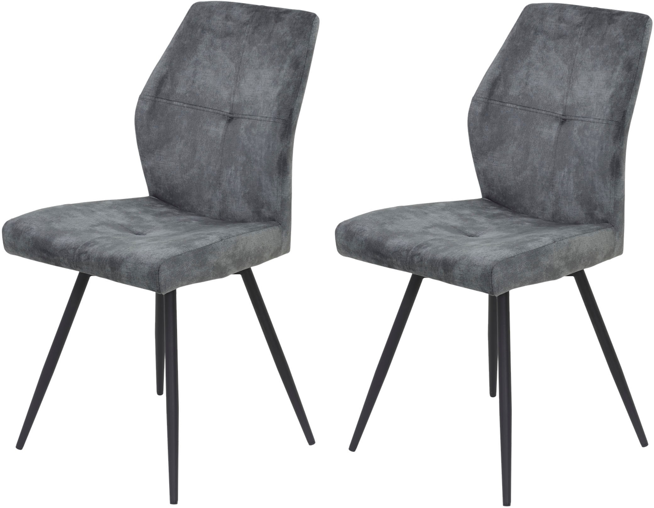 HELA 4-Fußstuhl »ALLY« (Set) 2 Stk.4-Fuß, 360° drehbar, gepolstert, Vintage günstig online kaufen