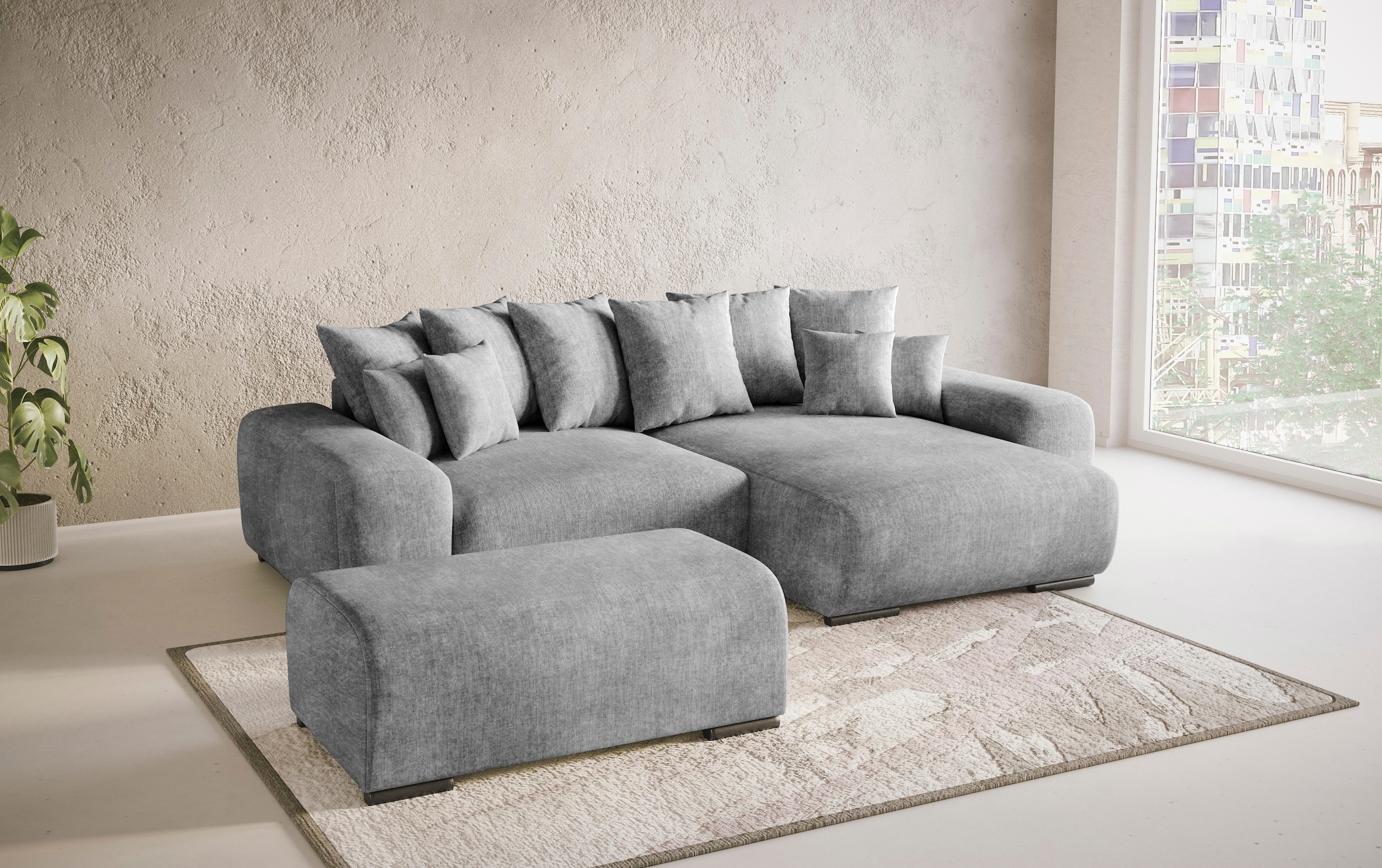 Mr. Couch Hockerbank »Sundance«, Mit DuraSpring-Taschenfederkern bis 140 kg belastbar