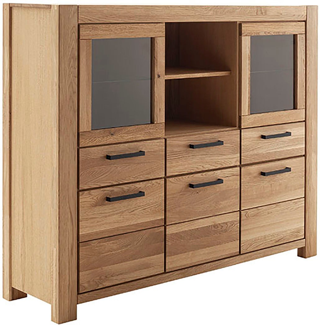 MCA living Highboard »Silias Highboard«, (1 St.), Schubkastenführung gedämpft