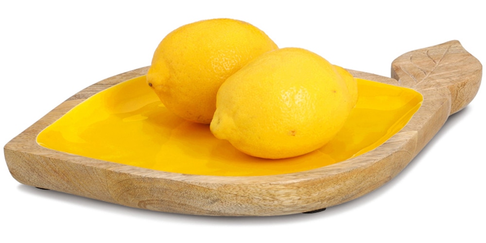 Zeller Present Servierschale »Obstschale "Lemon", Mangoholz«, aus Massivholz, hochwertiges natürliches Material