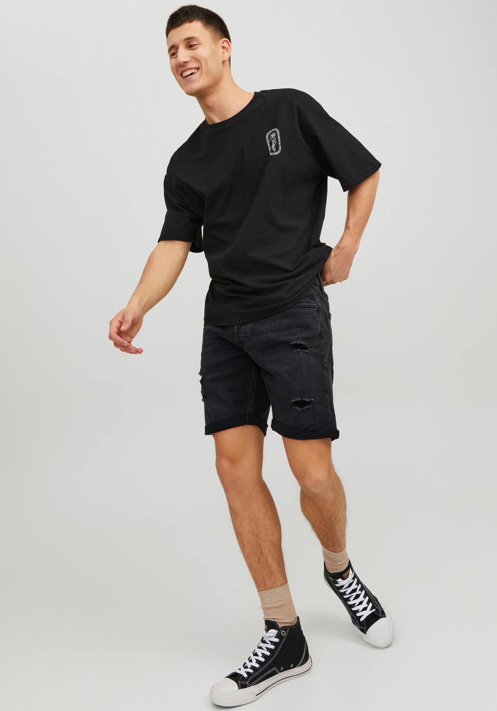9. Bild von Jack & Jones Jeansshorts »JJIRICK JJORIGINAL SHORTS«