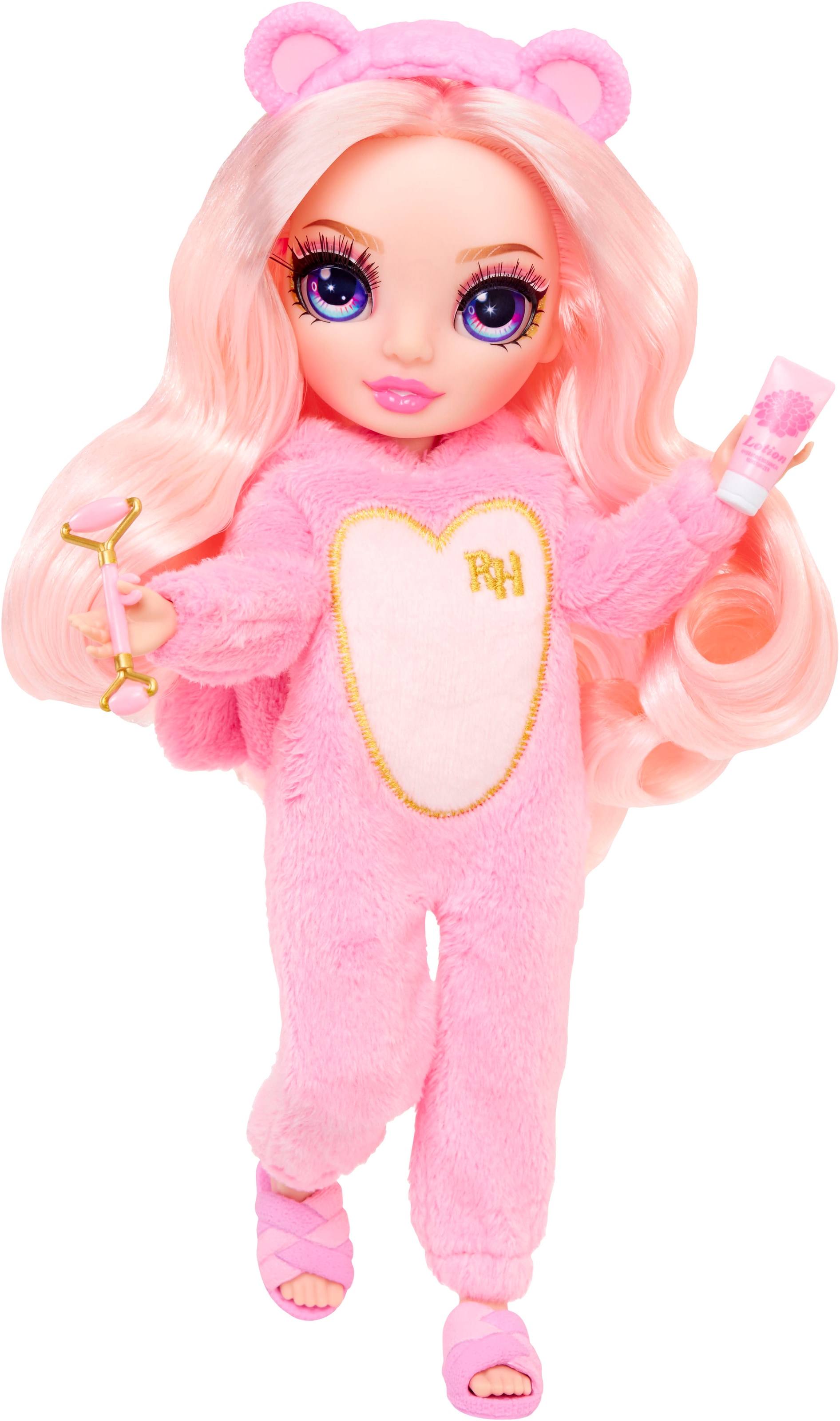 Bild von RAINBOW HIGH Anziehpuppe »Junior High PJ Party Fashion Doll Bella (Pink)«