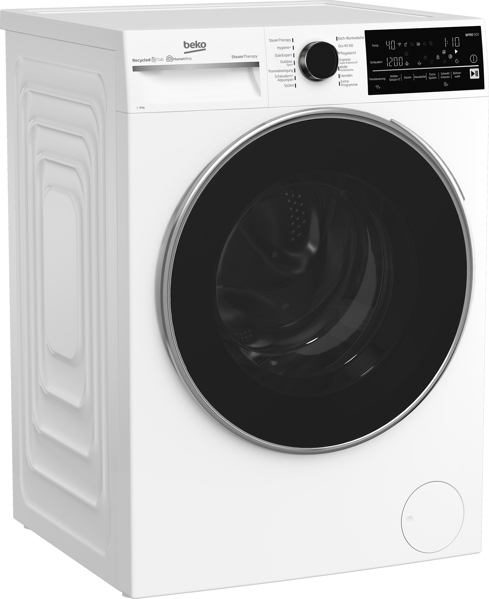 BEKO Waschmaschine »B5WFT78410W 7178551900«, 8 kg, 1400 U/min, AddXtra Nach günstig online kaufen