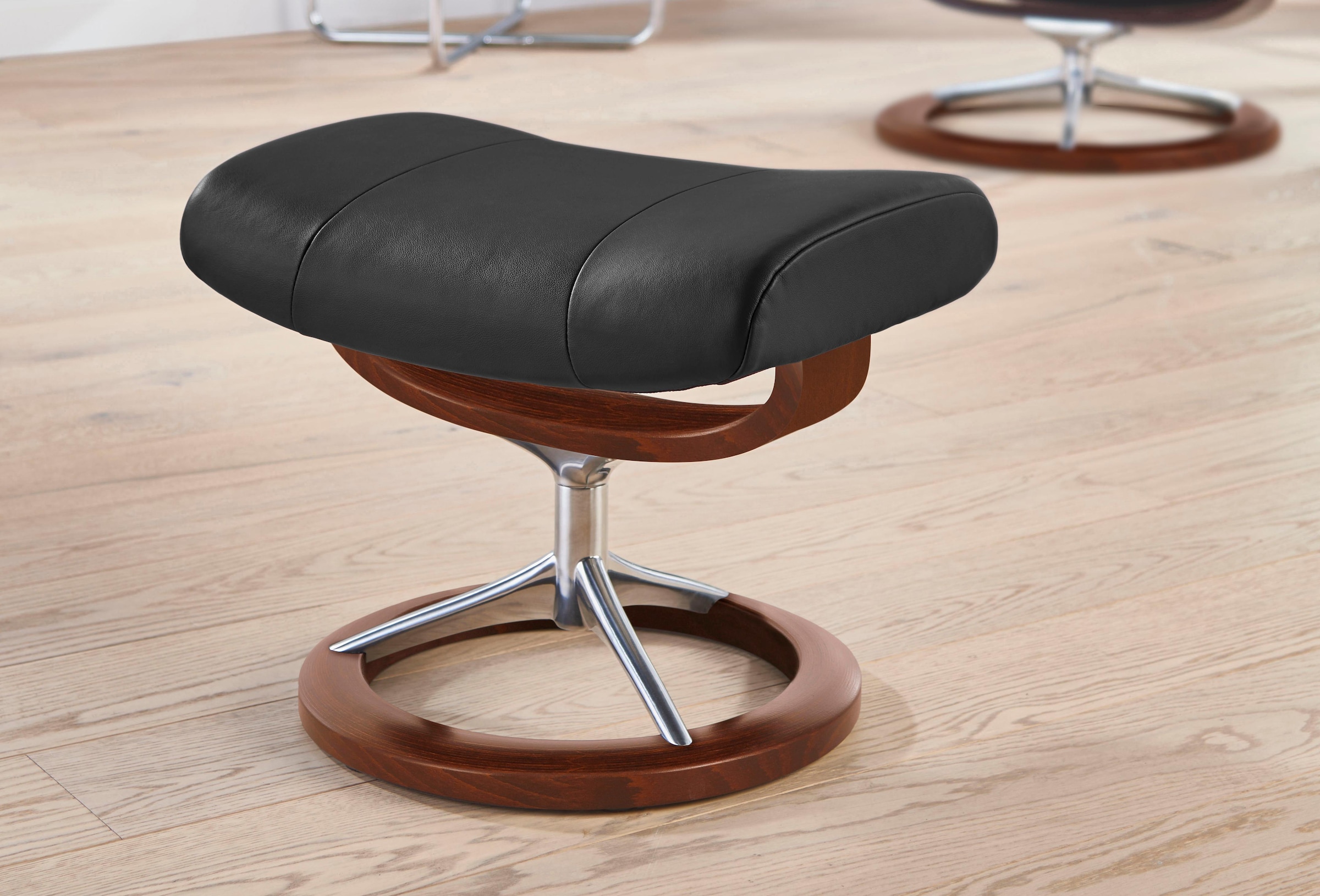 Stressless® Hocker »Garda«, mit Signature Base, Gestell Braun