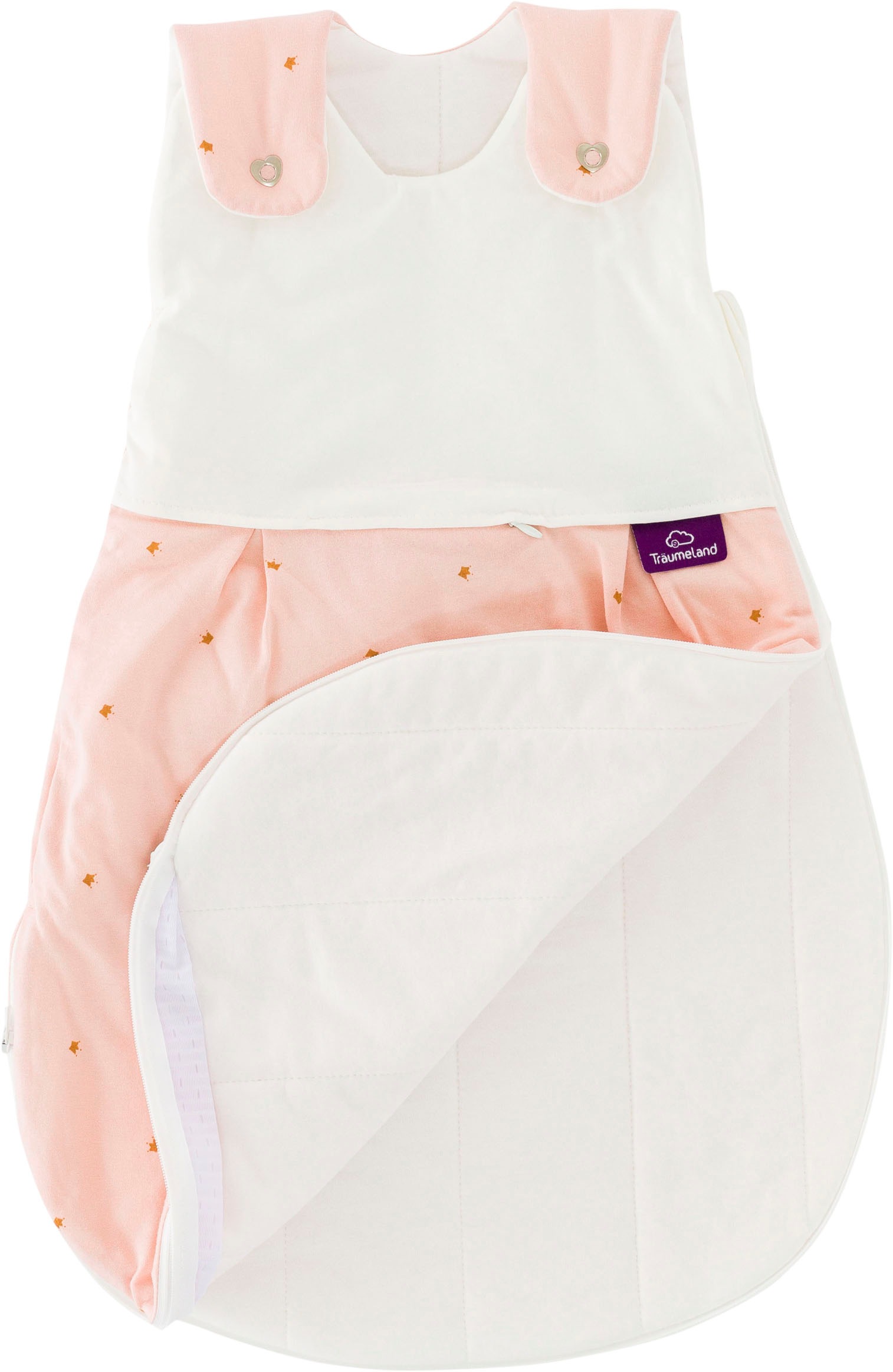 Träumeland Babyschlafsack »3tlg. Set LIEBMICH, Design Märchengold«, (3 tlg.)