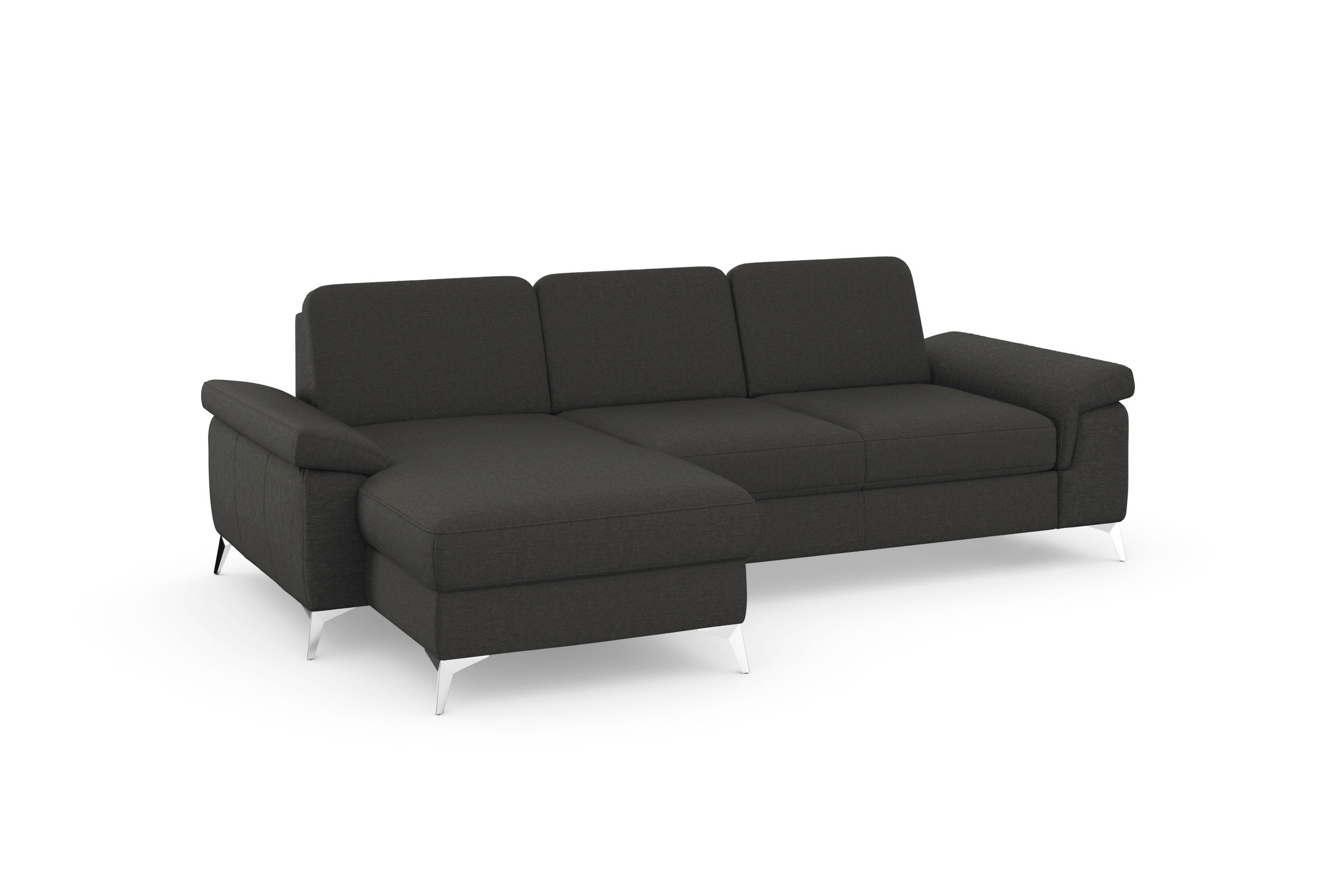 sit&more Ecksofa »Padua L-Form«, inklusive Sitztiefenverstellung, Armteilfunktion und Federkern