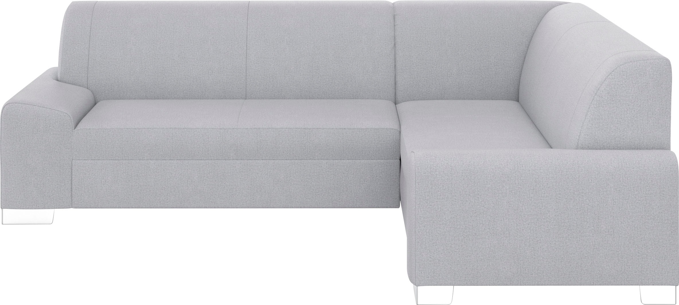 DOMO collection Ecksofa »Anzio in kubischer Formensprache, flache Armlehnen günstig online kaufen