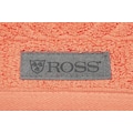 ROSS Handtuch »Smart«, (2 St.), Uni-Rippe mit Velourslabel