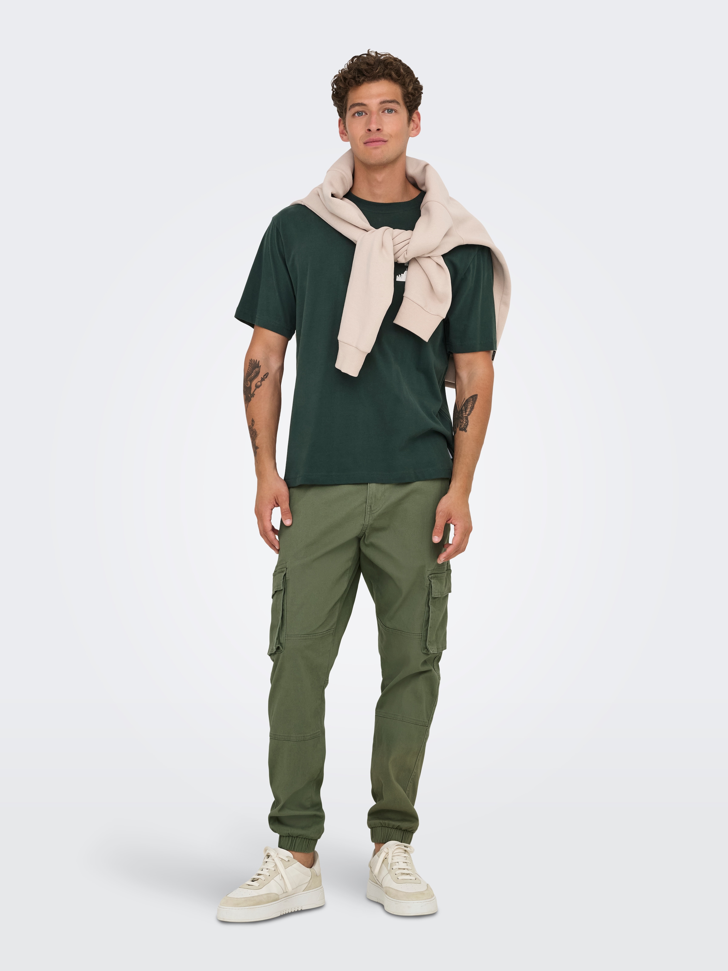 ONLY & SONS Cargohose »ONSCAM STAGE CARGO CUFF LIFE 6687 NOOS«