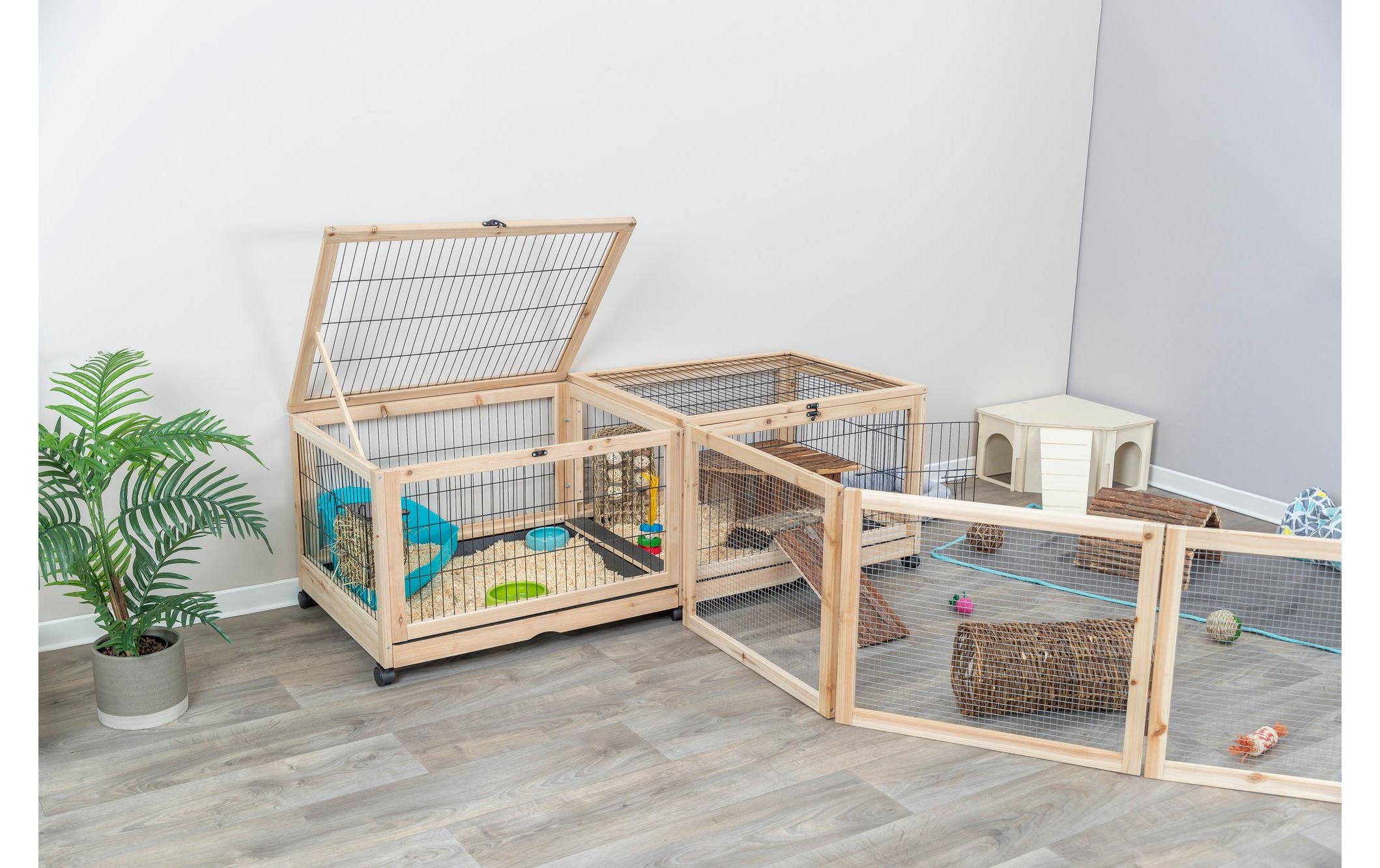 TRIXIE Freigehege »150 x 50 x 60 cm, Holz/Metall, Indoor«