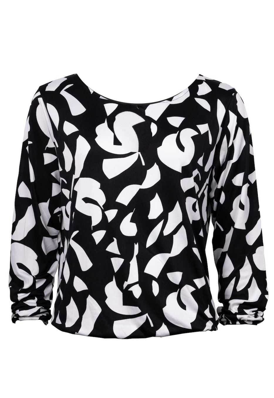 STOOKER WOMEN Langarmshirt »CALLA Print Langarmshirt«, Regular Fit Blusen-Shirt mit grafischem Print für Damen