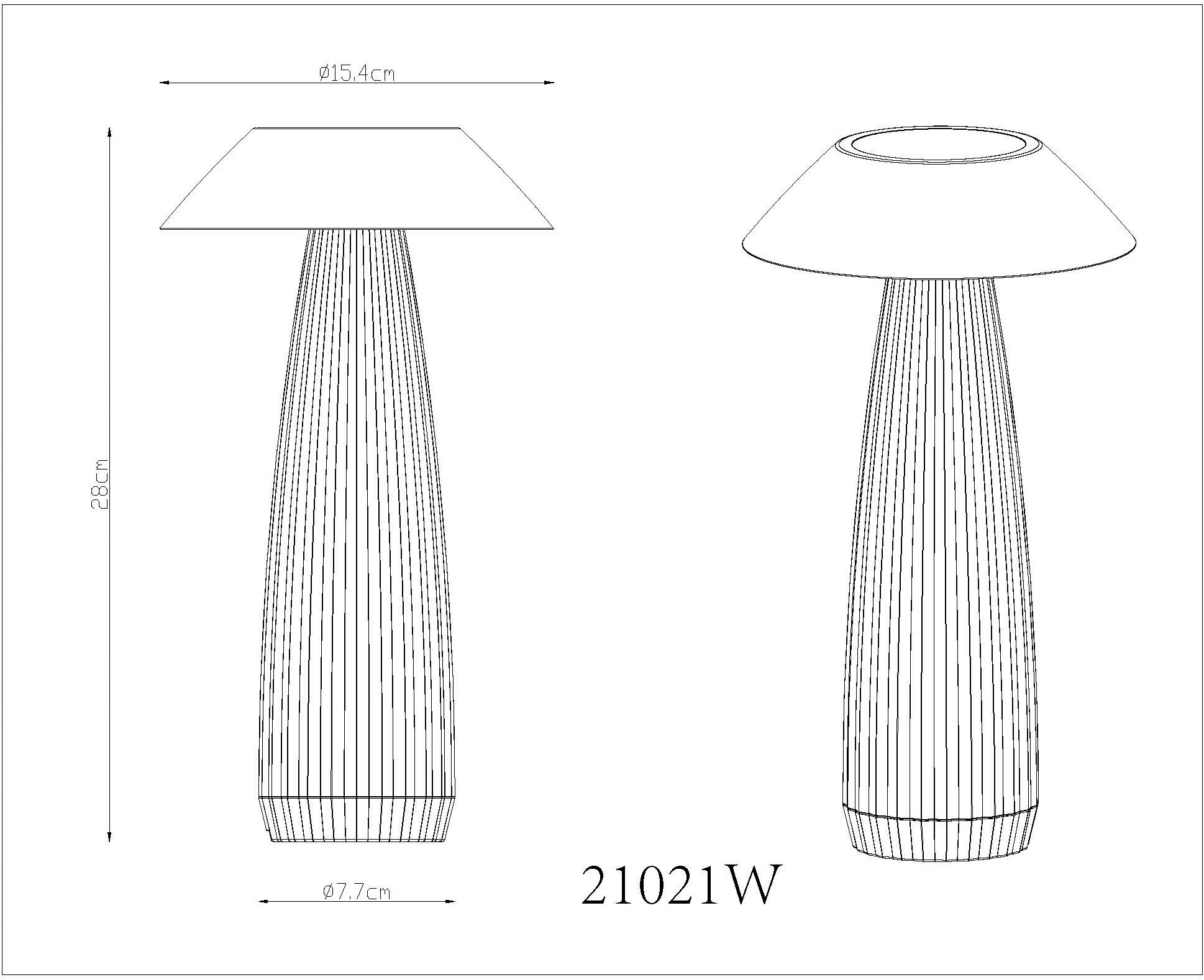 GLOBO LIGHTING Tischleuchte »ILLUMI« LED-Modul 1 Stk. Warmweiß Tischlampe Nachttischlampe Deko-Tischleuchte Schlafzimmer