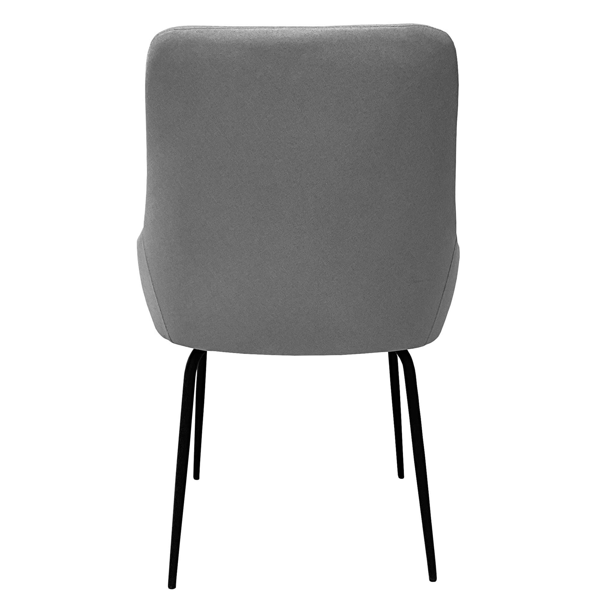 OTTO home Esszimmerstuhl »Cillian« () 1 Stk.pflegeleichter Webstoff, schwarze Metallbeine, Sitzbreite 46 cm