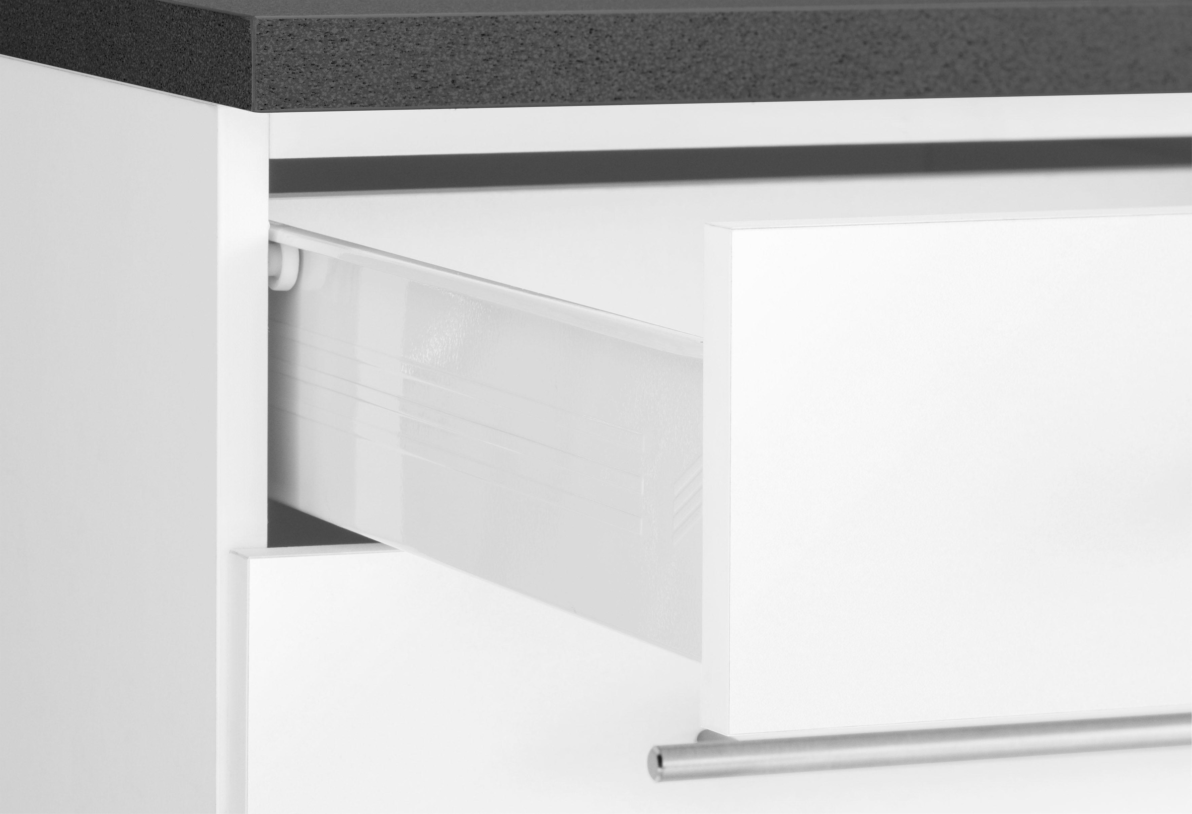 wiho Küchen Küchenzeile »Ela«, Breite 340 cm, Soft-Close-Funktion, höhenverstellbare Füße