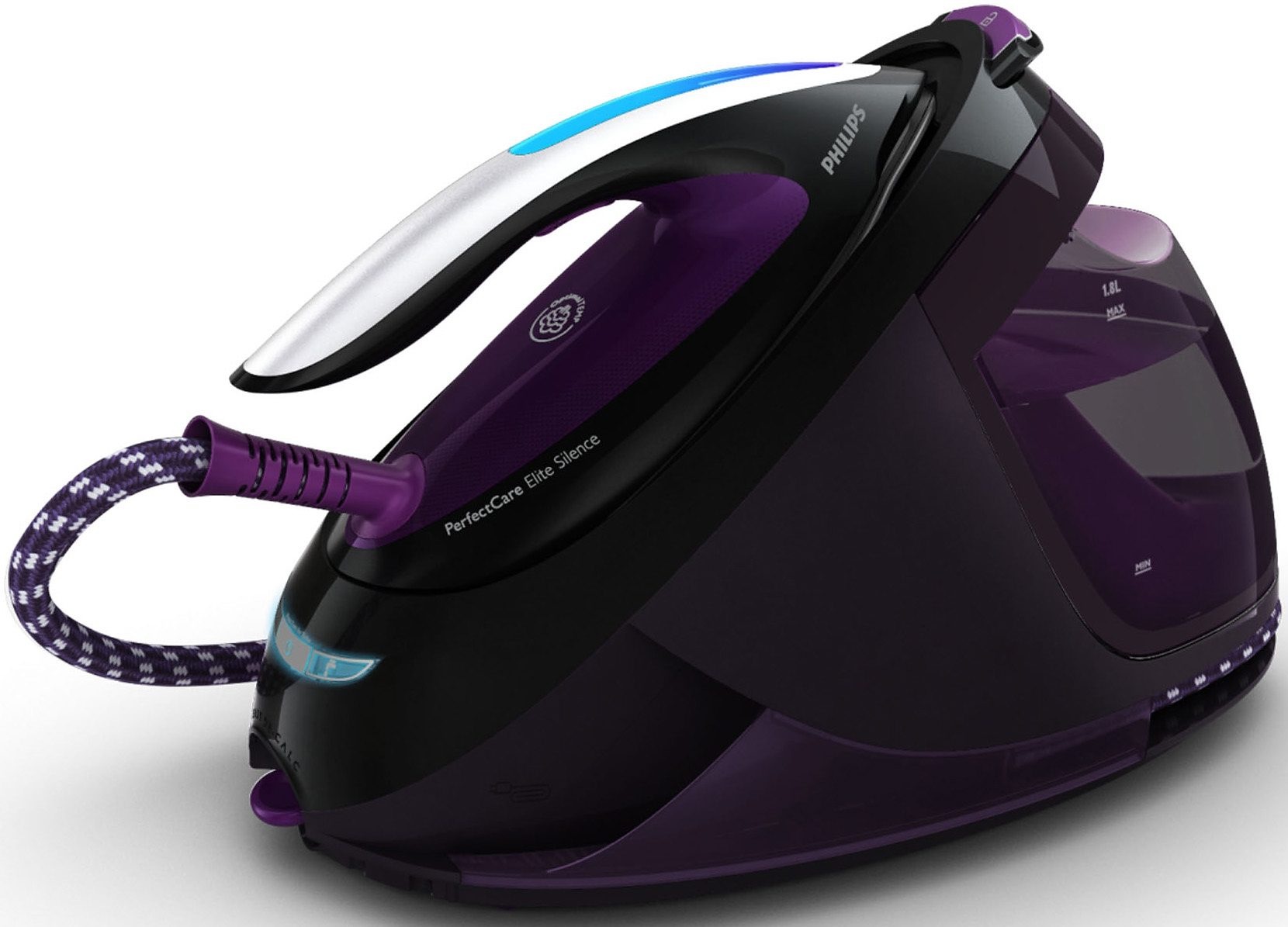 Philips Dampfbügelstation GC9650/80 PerfectCare Elite Silence, 1800 ml ...