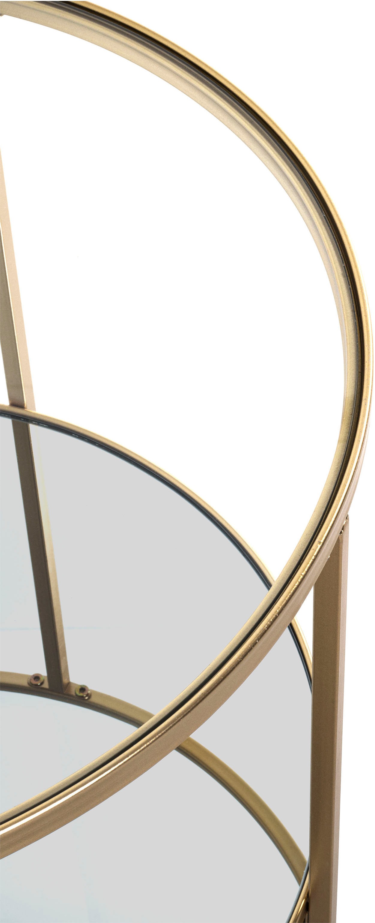 HAKU Beistelltisch »Sofatisch, Wohnzimmertisch« 1 Stk. tlg. rund - aus Metall Gold - Ø/H 60/45 cm