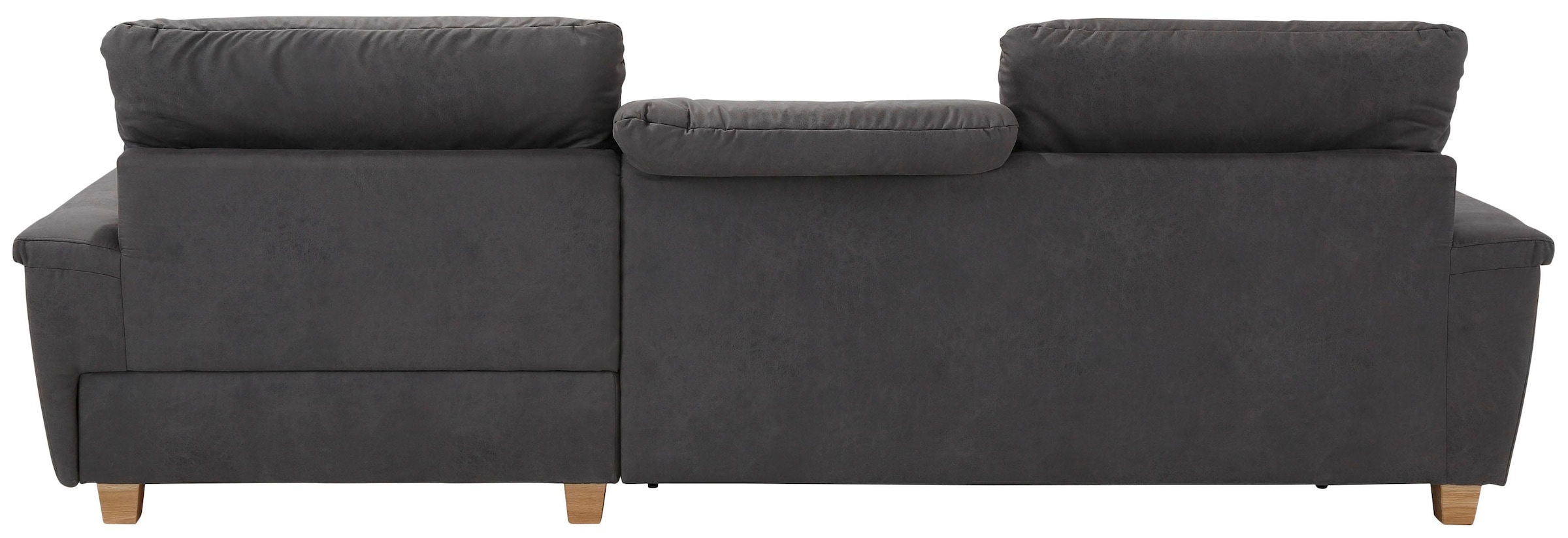Home affaire Ecksofa »Lyla L-Form«, mit Recamiere, wahlweise mit Rückenfunktion und zusätzlich mit Bett