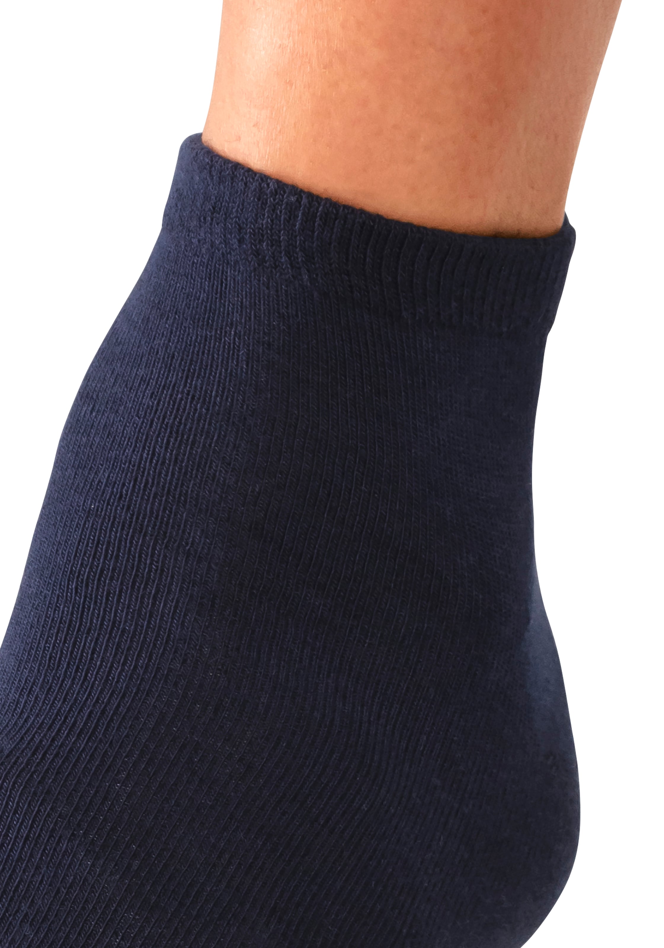 Bench. Kurzsocken, (Packung, 6 Paar), mit eingestricktem Markenlogo im Bündchen