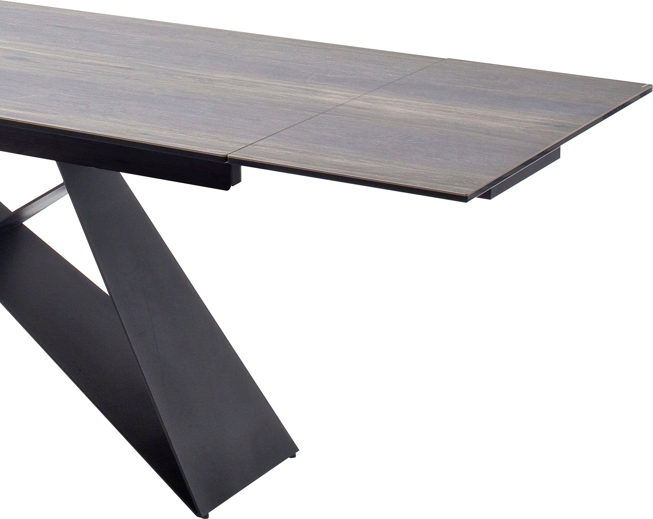 MCA furniture Esstisch »Kobe«, Esstisch Glas-Keramik mit Stirnauszug
