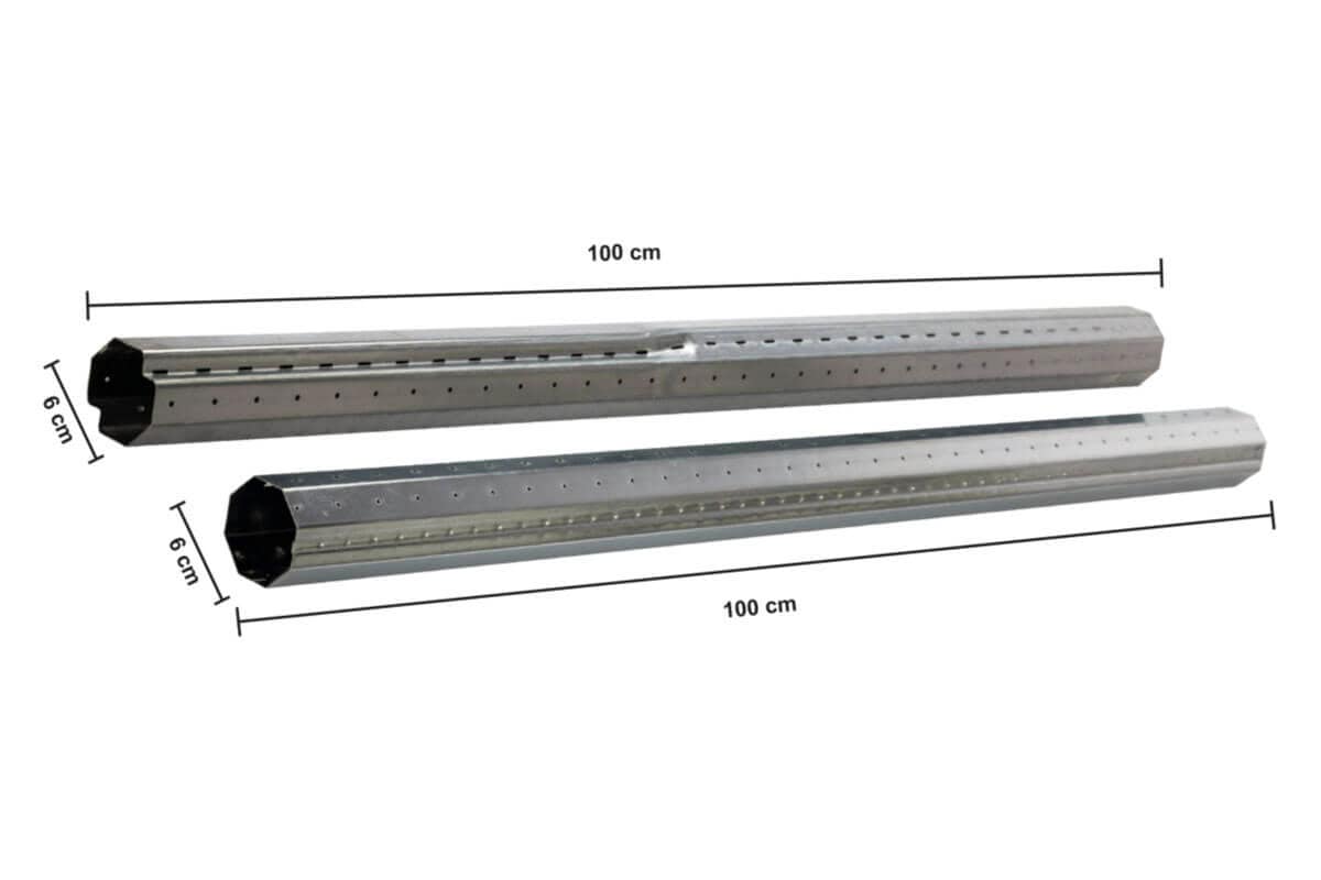 SCHELLENBERG Achtkantwelle »zum Aufwickeln eines Rollladens, Durchmesser 40 mm oder 60 mm«, Rollladenwelle für Mini-, und Maxisysteme, individuell kürzbar