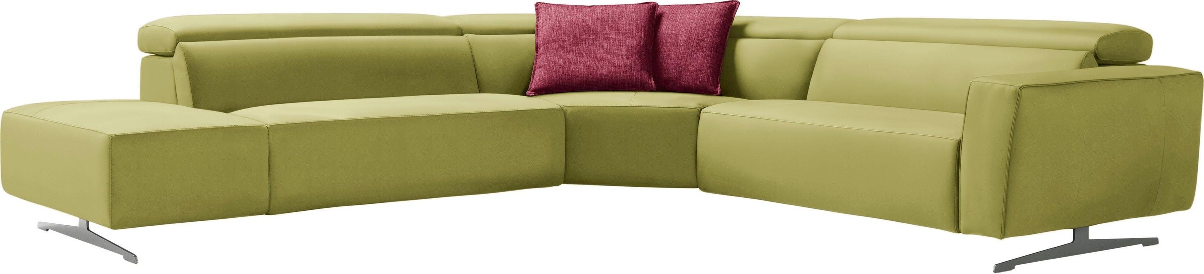 Egoitaliano Ecksofa »Stefanie-e, Designsofa der Extraklasse, bequem mit hoh günstig online kaufen