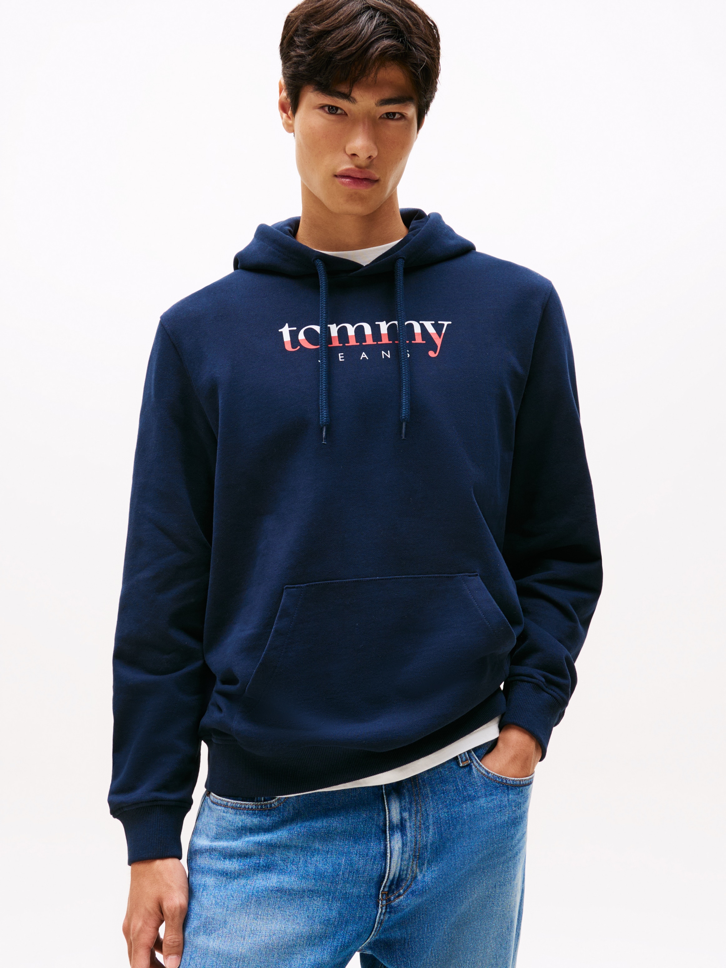 Tommy Jeans Hoodie »TJM DNA«, Sweatshirt, Reuglar Fit, mit Logo
