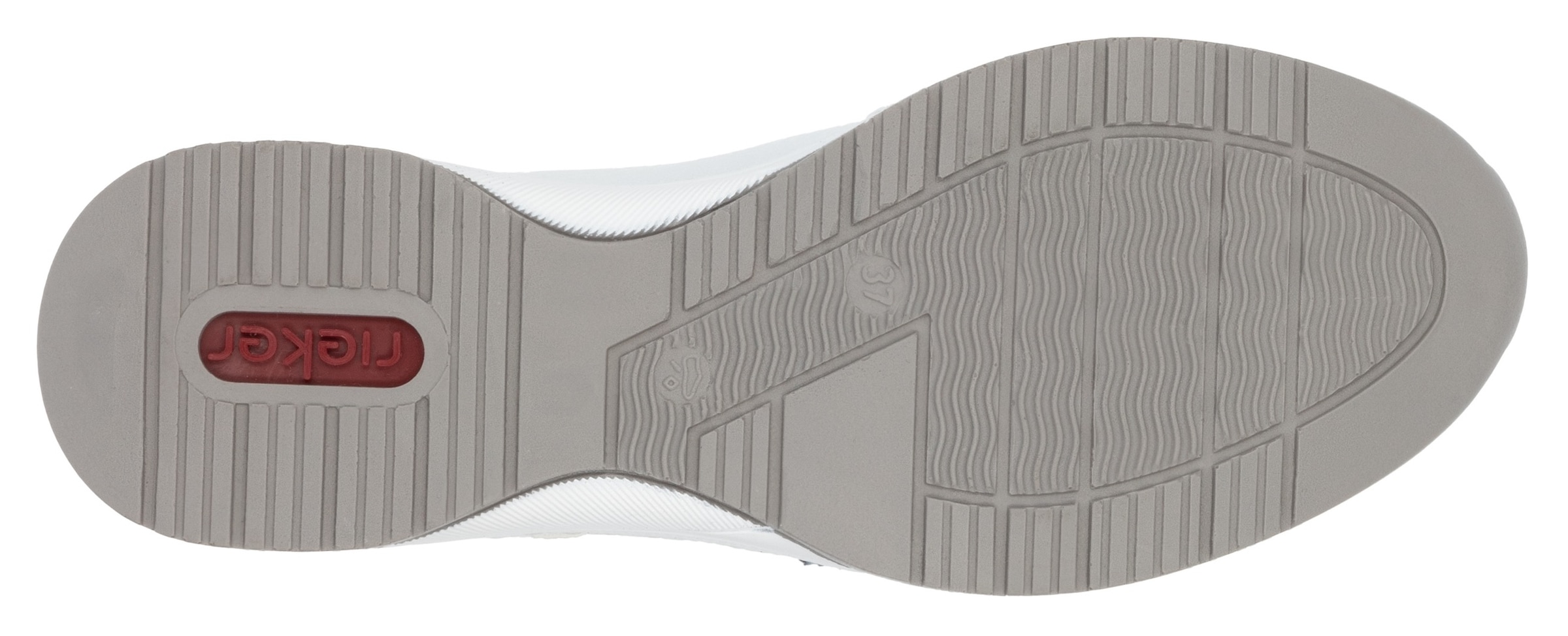 Rieker Keilsneaker, Schnürschuh, Halbschuh, Sneaker mit loser Einlage, schmale Form