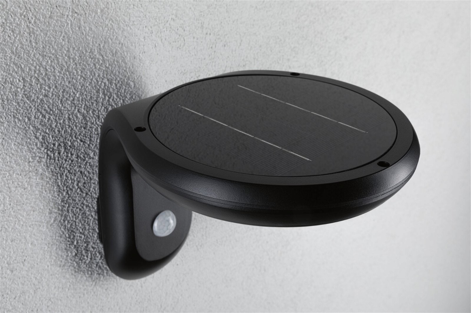 Paulmann LED Außen-Wandleuchte »Solar Diskola IP44 180x234mm 3000K 3,5W 400lm Anthrazit Kunststoff«, 1 flammig, Bewegungsmelder