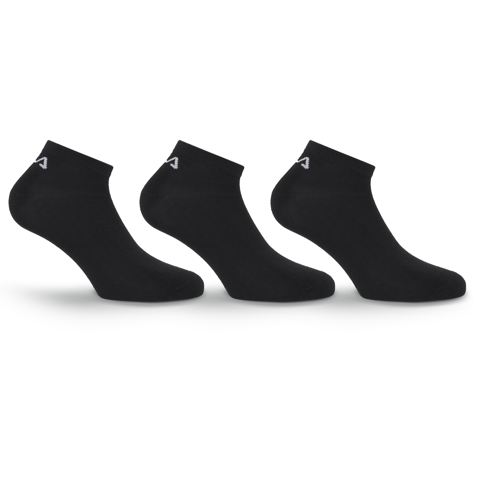 Fila Socken »UNISEX INVISIBLE PLAIN SOCKS« 3 Stk. tlg. mit eingestricktem Logo an der Ferse