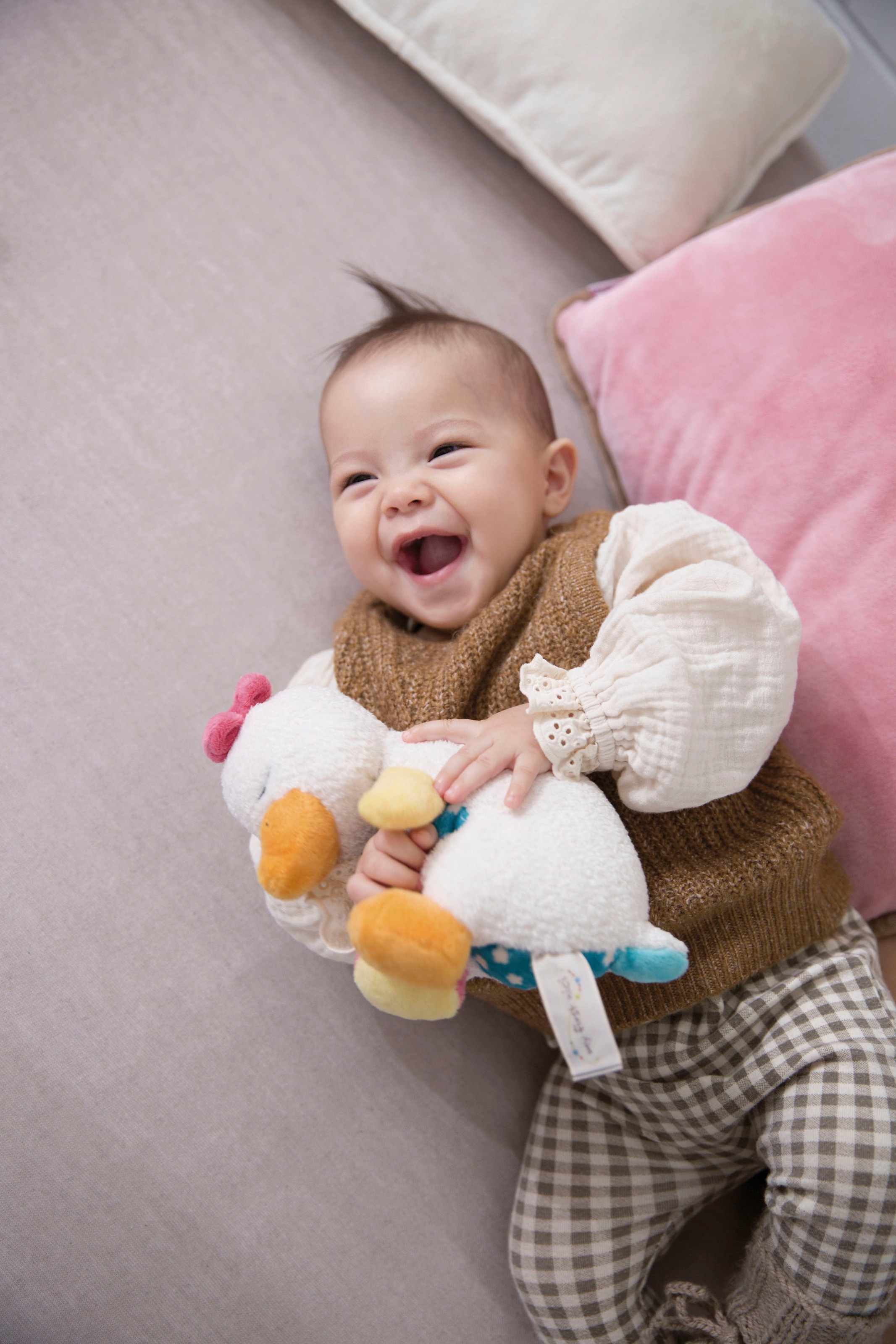 Nici Schmusetuch »My First NICI, Fuchs Finni schlafend«, mit aufgestickten Augen