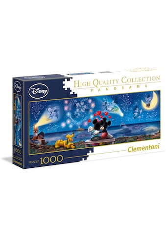 Puzzle »Panorama High Quality Collection, Disney Mickey und Minnie«, Made in Europe,...