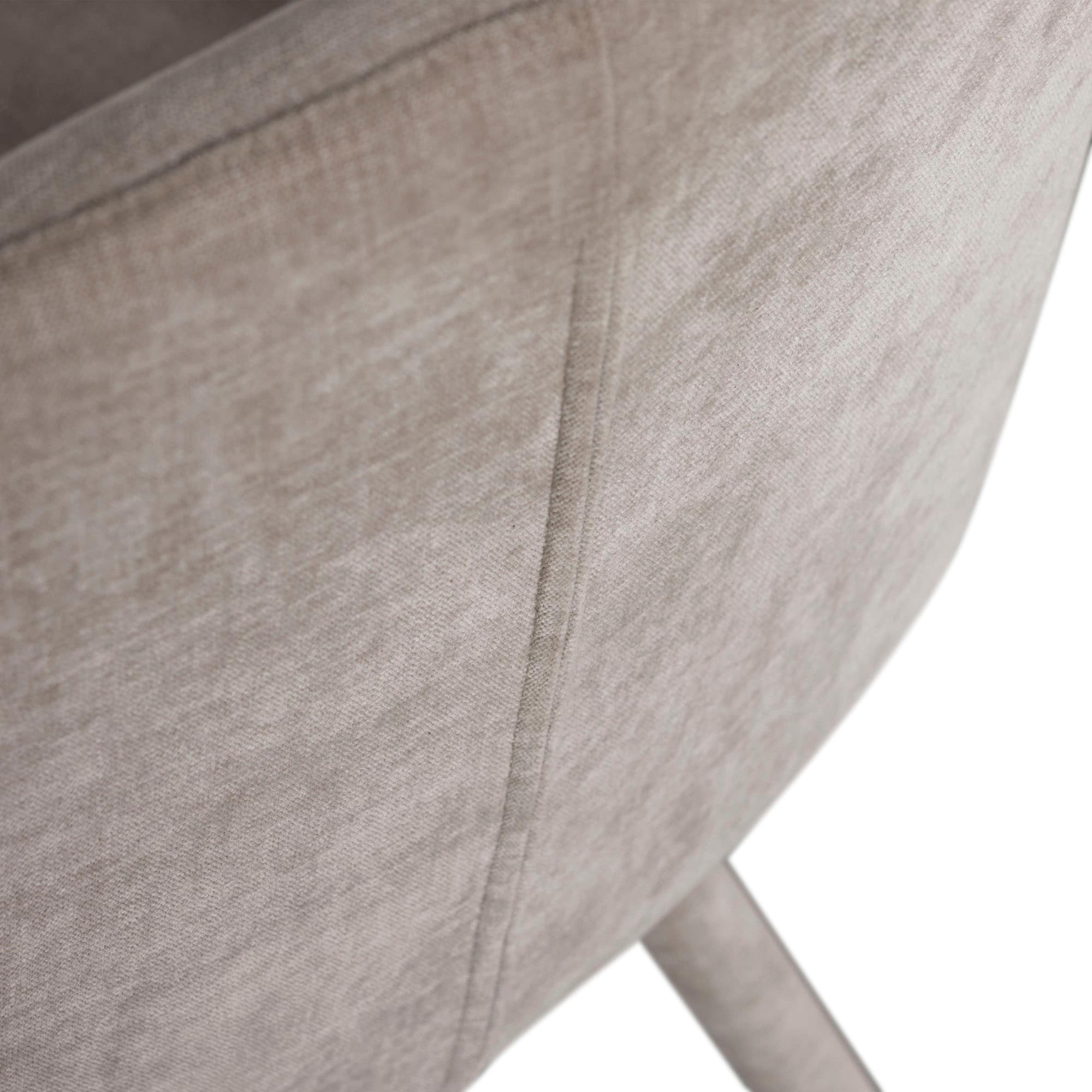 WOOOD Esszimmerstuhl »Curve«, (Set), 2 St., mit gepolsterten Beinen, Höhe 83 cm