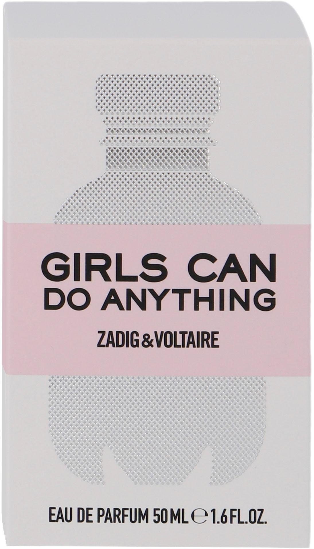 ZADIG & VOLTAIRE Eau de Parfum »Girls Can Do Anything!«, Blumig-frischer Duft mit Birne, Tonkabohne, Vanille und Moschus.