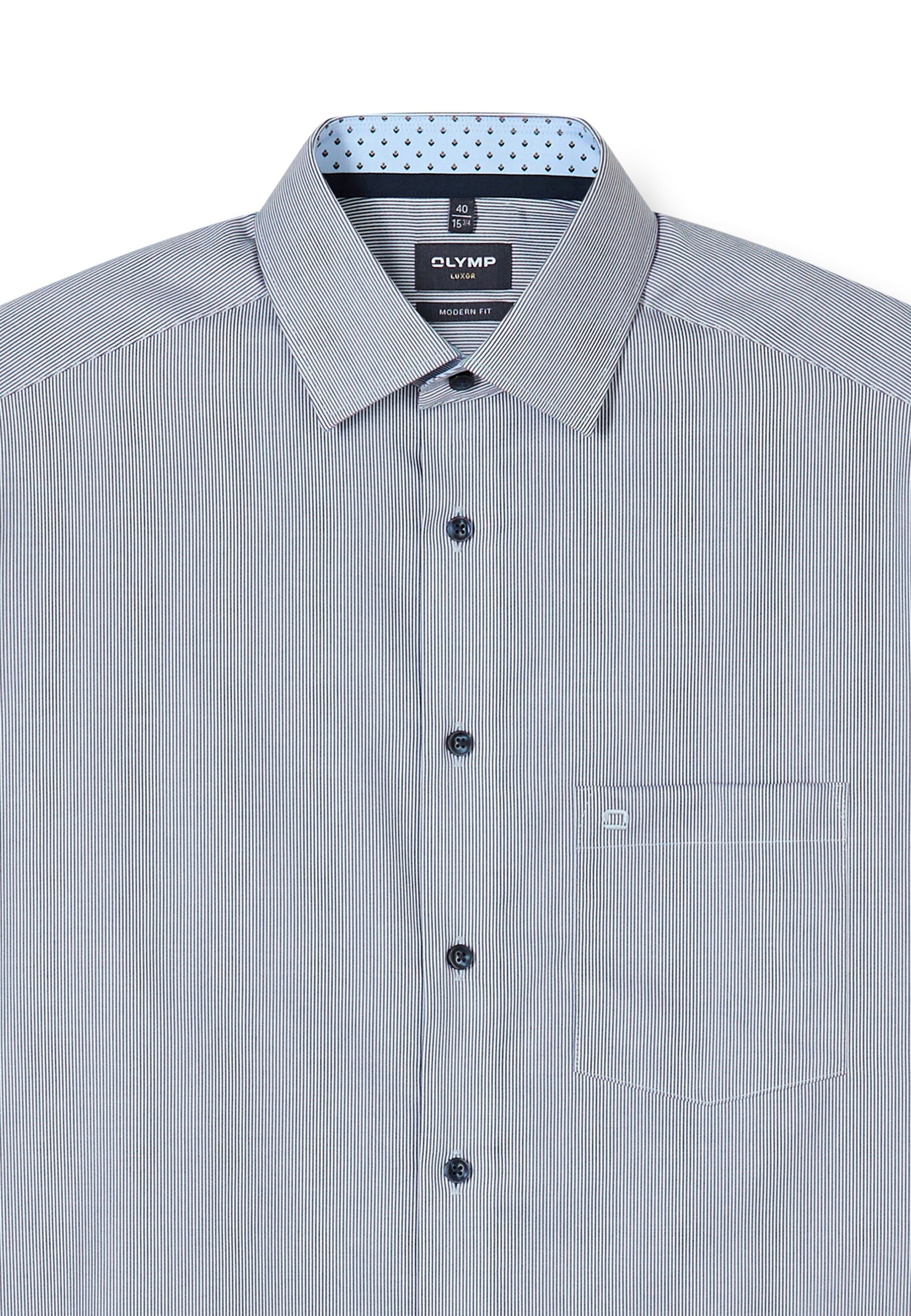 OLYMP Businesshemd »OLYMP Luxor, modern fit, New Kent mit extra langem Arm«