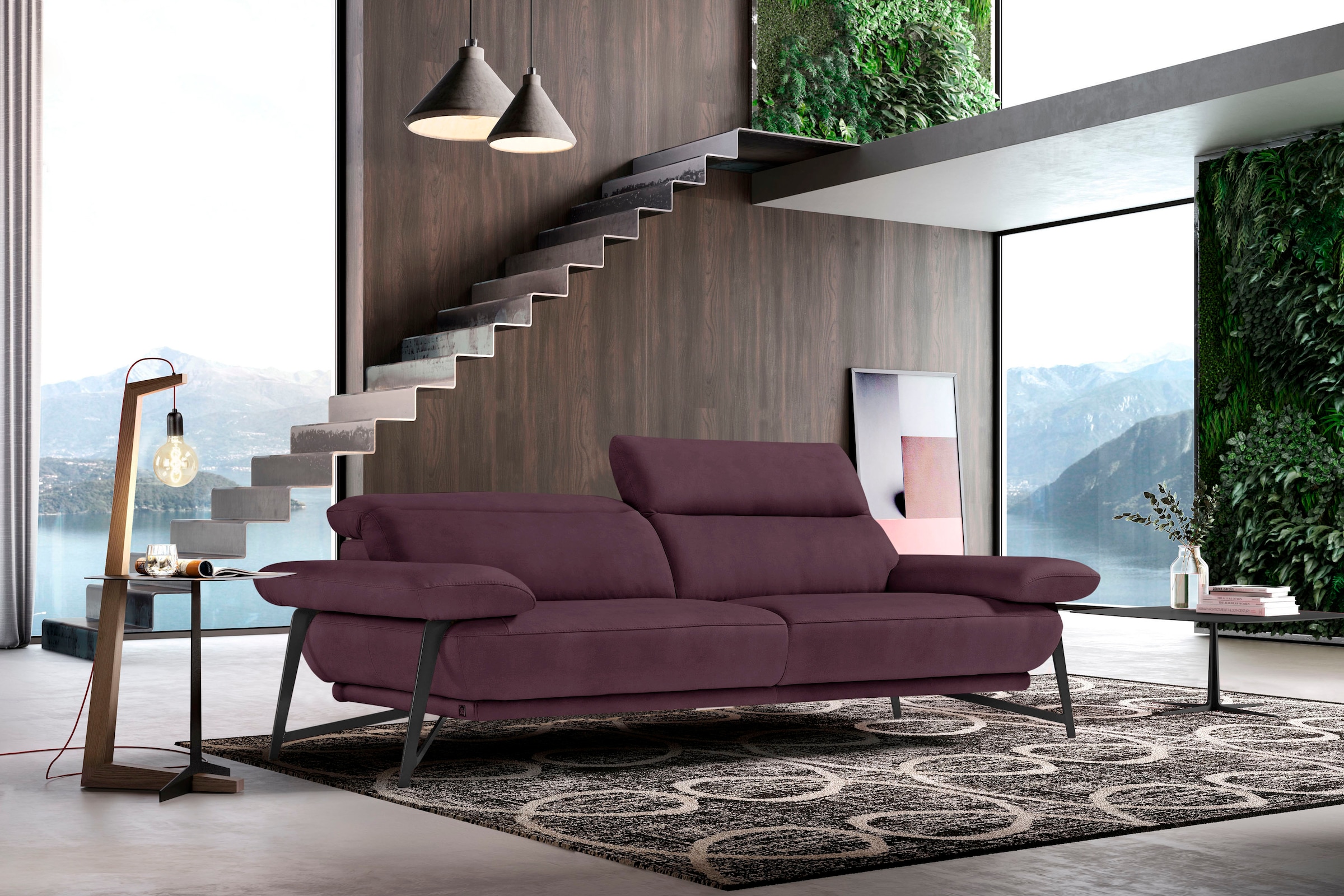 Egoitaliano 2,5-Sitzer "Anais, Designsofa mit hohem Sitzkomfort, Designfuß, günstig online kaufen