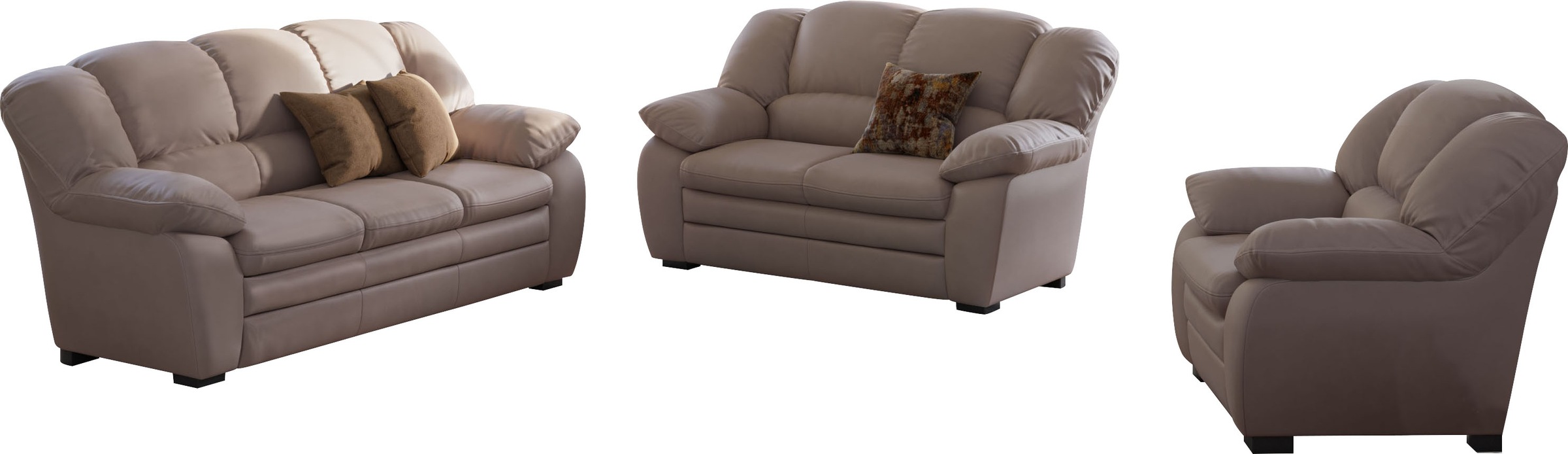 COTTA Polstergarnitur »Casino« Set, 3 Stk. tlg. Sessel, 2-Sitzer, 2,5-Sitze günstig online kaufen