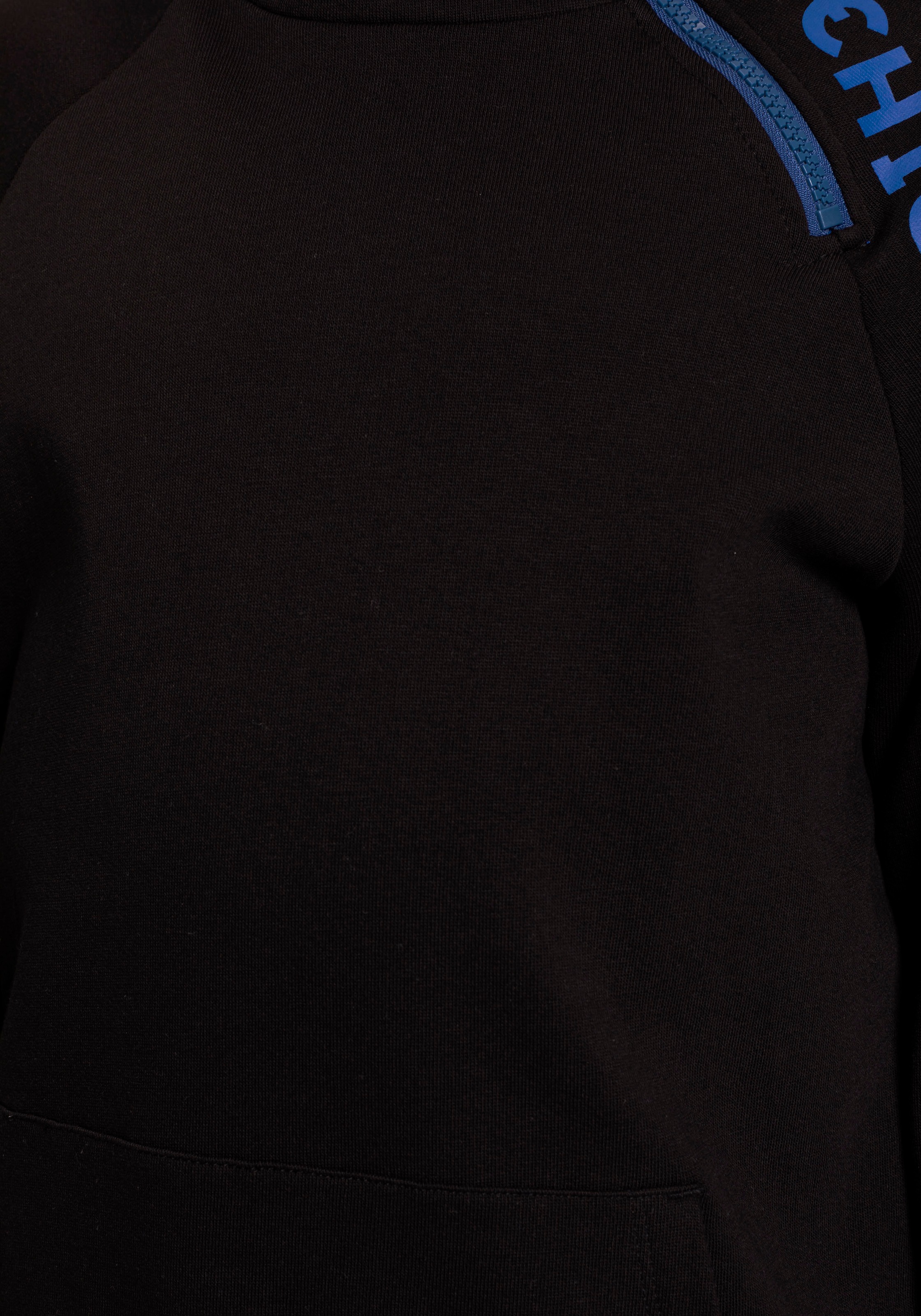 Chiemsee Kapuzensweatshirt »ZIPPER«, Online-Shop im kaufen farbigen mit Details